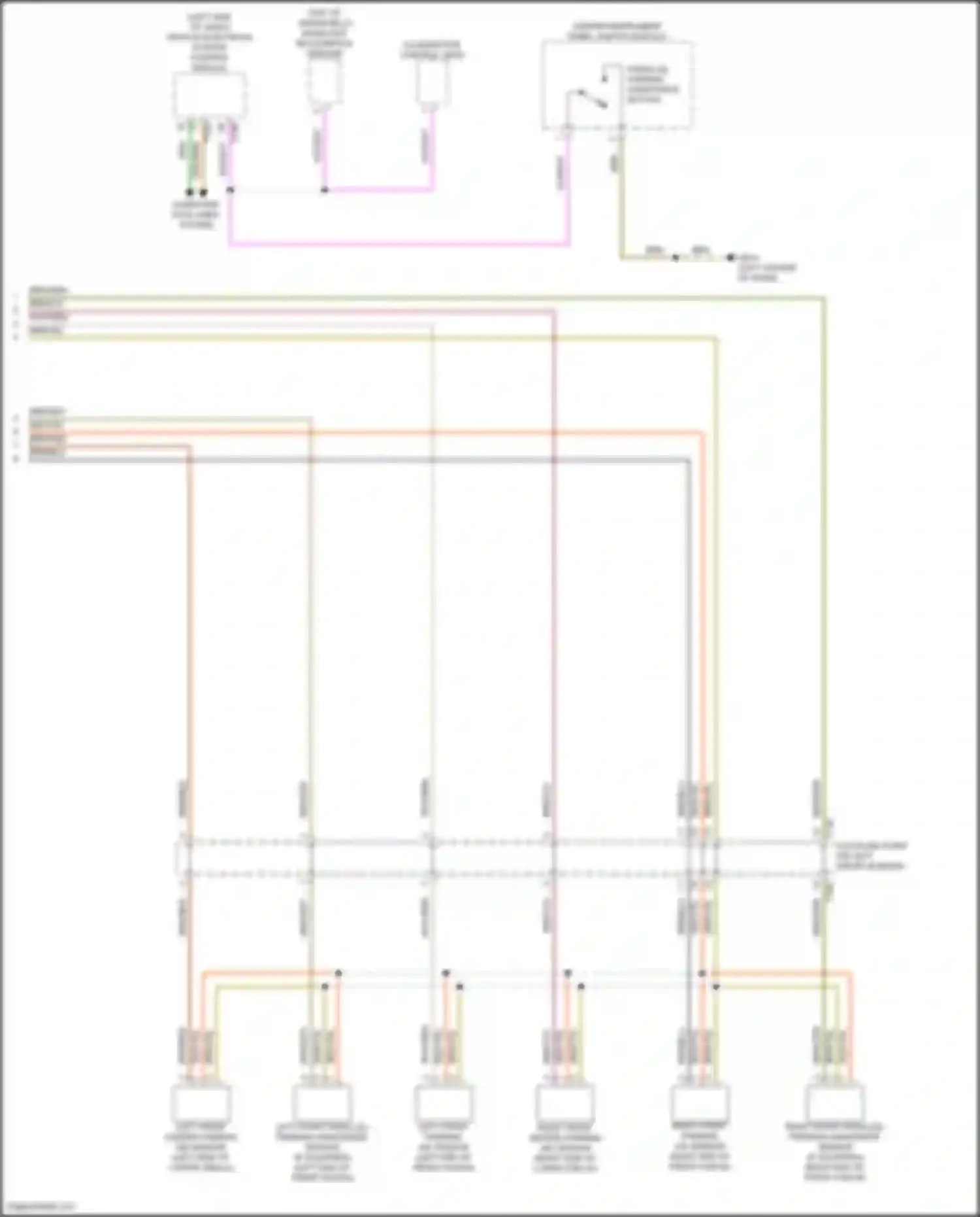 Atlas Volkswagen I facelift 2 (2023-2024): Parking assistant circuit (2 of 2)