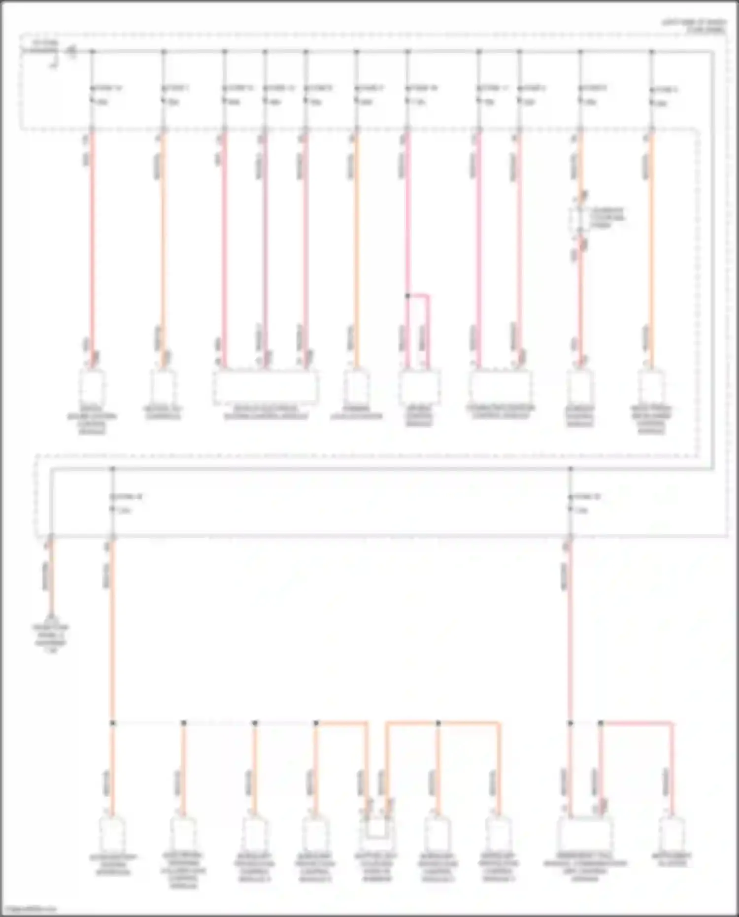Atlas Volkswagen I facelift 2 (2023-2024): Power distribution circuit (2 of 7)