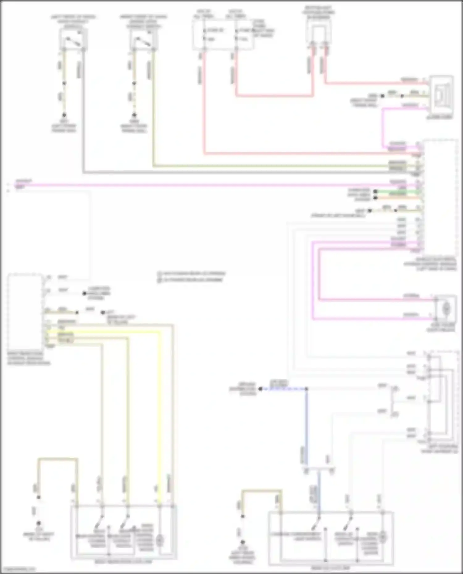 Atlas Volkswagen I facelift 2 (2023-2024): Power door locks circuit (3 of 3)