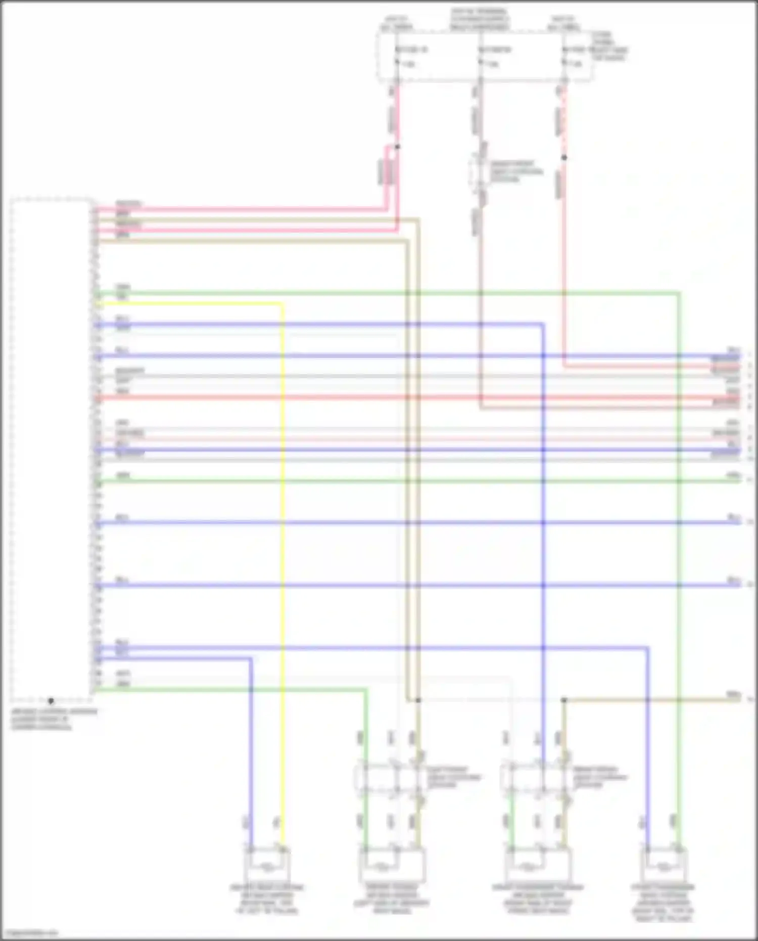 Atlas Volkswagen I facelift 2 (2023-2024): Supplemental restraints circuit (1 of 5)