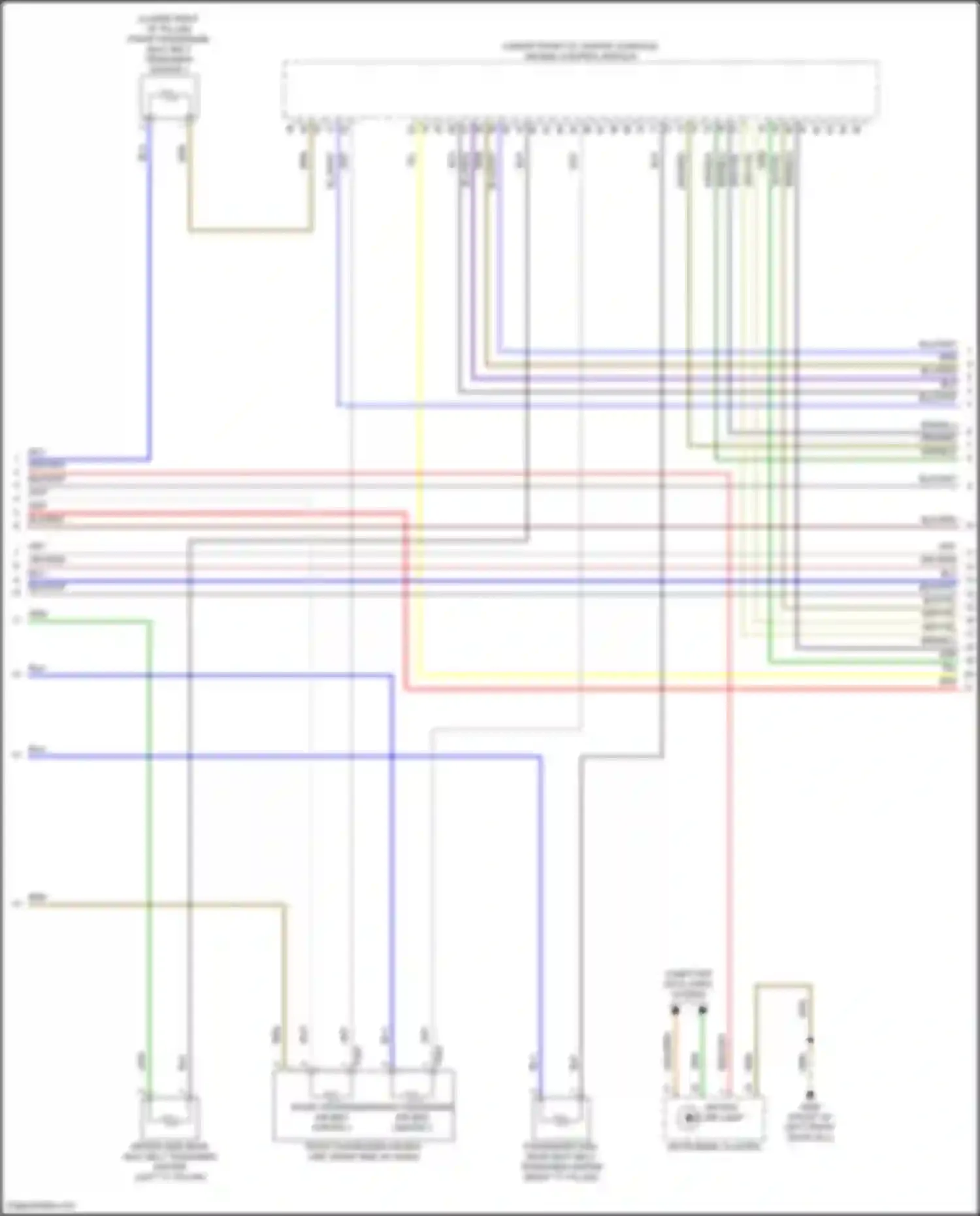 Atlas Volkswagen I facelift 2 (2023-2024): Supplemental restraints circuit (2 of 5)
