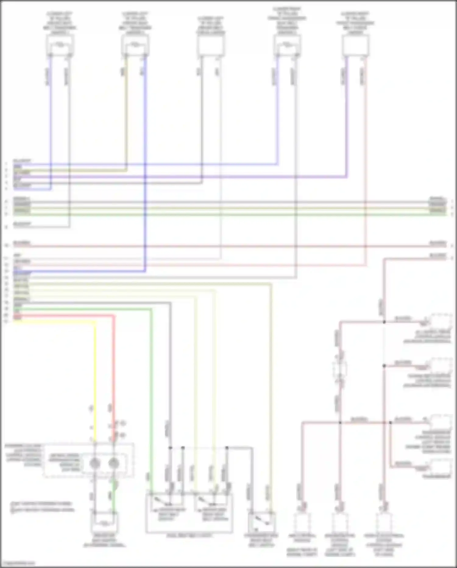 Atlas Volkswagen I facelift 2 (2023-2024): Supplemental restraints circuit (3 of 5)