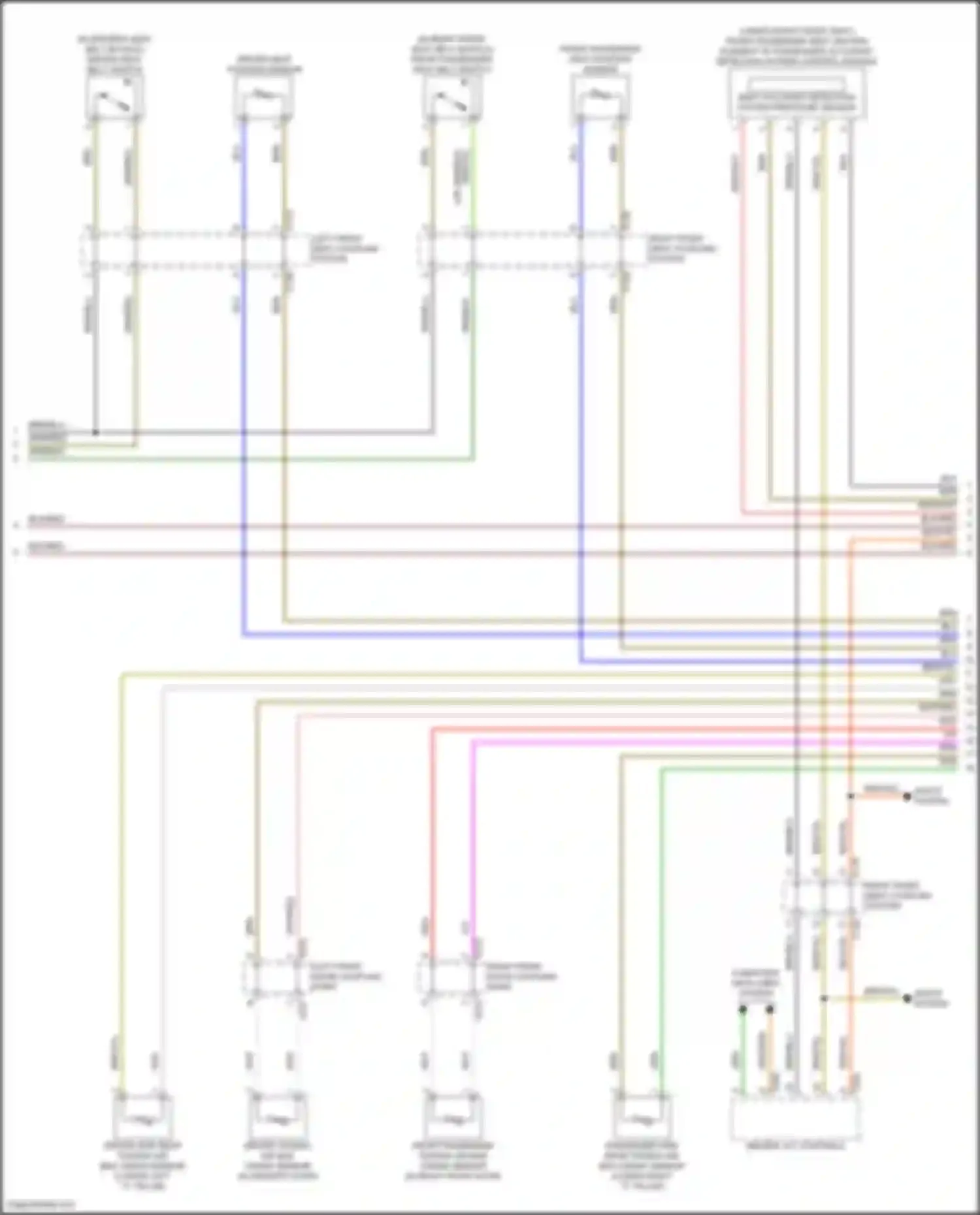Atlas Volkswagen I facelift 2 (2023-2024): Supplemental restraints circuit (4 of 5)