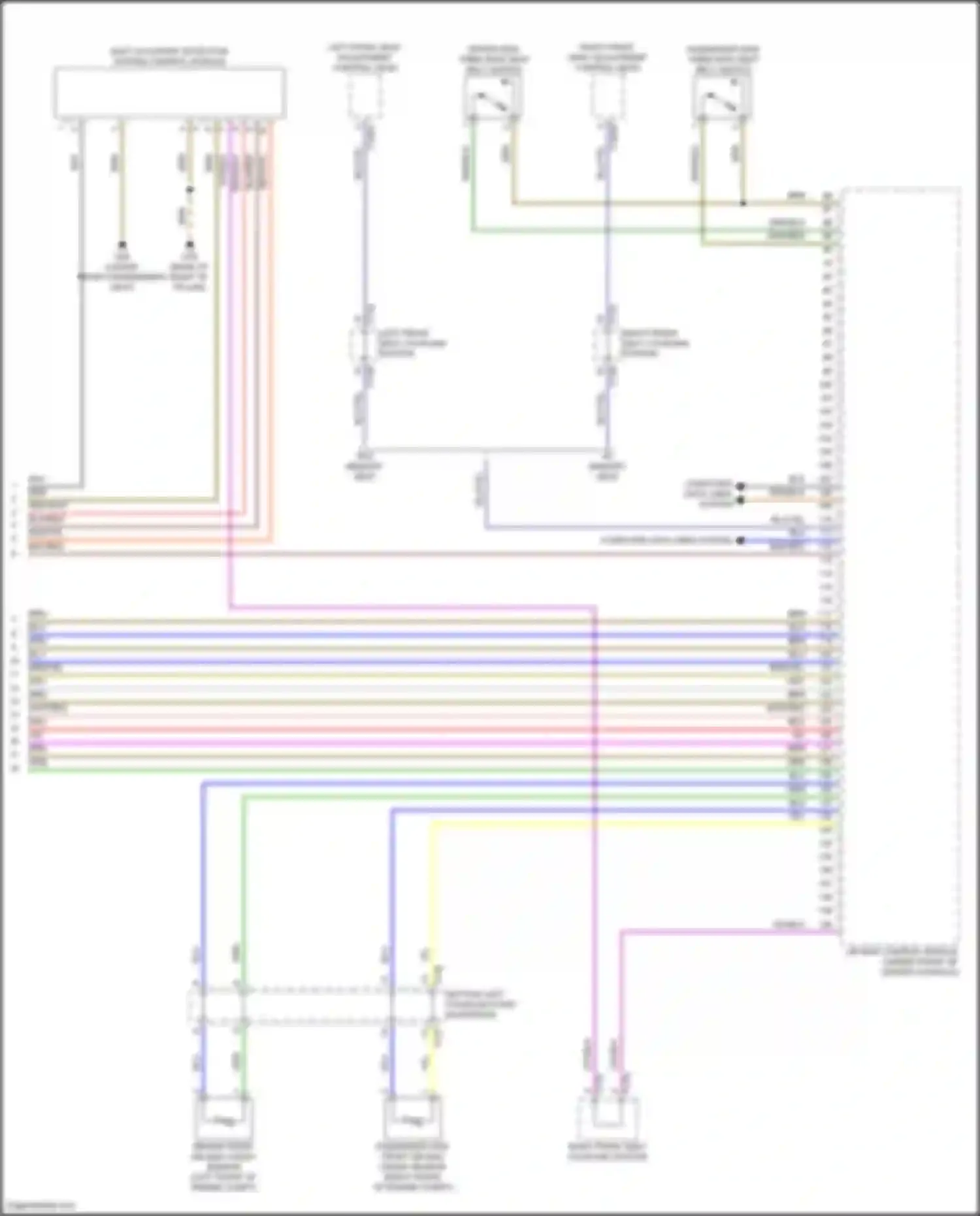 Atlas Volkswagen I facelift 2 (2023-2024): Supplemental restraints circuit (5 of 5)