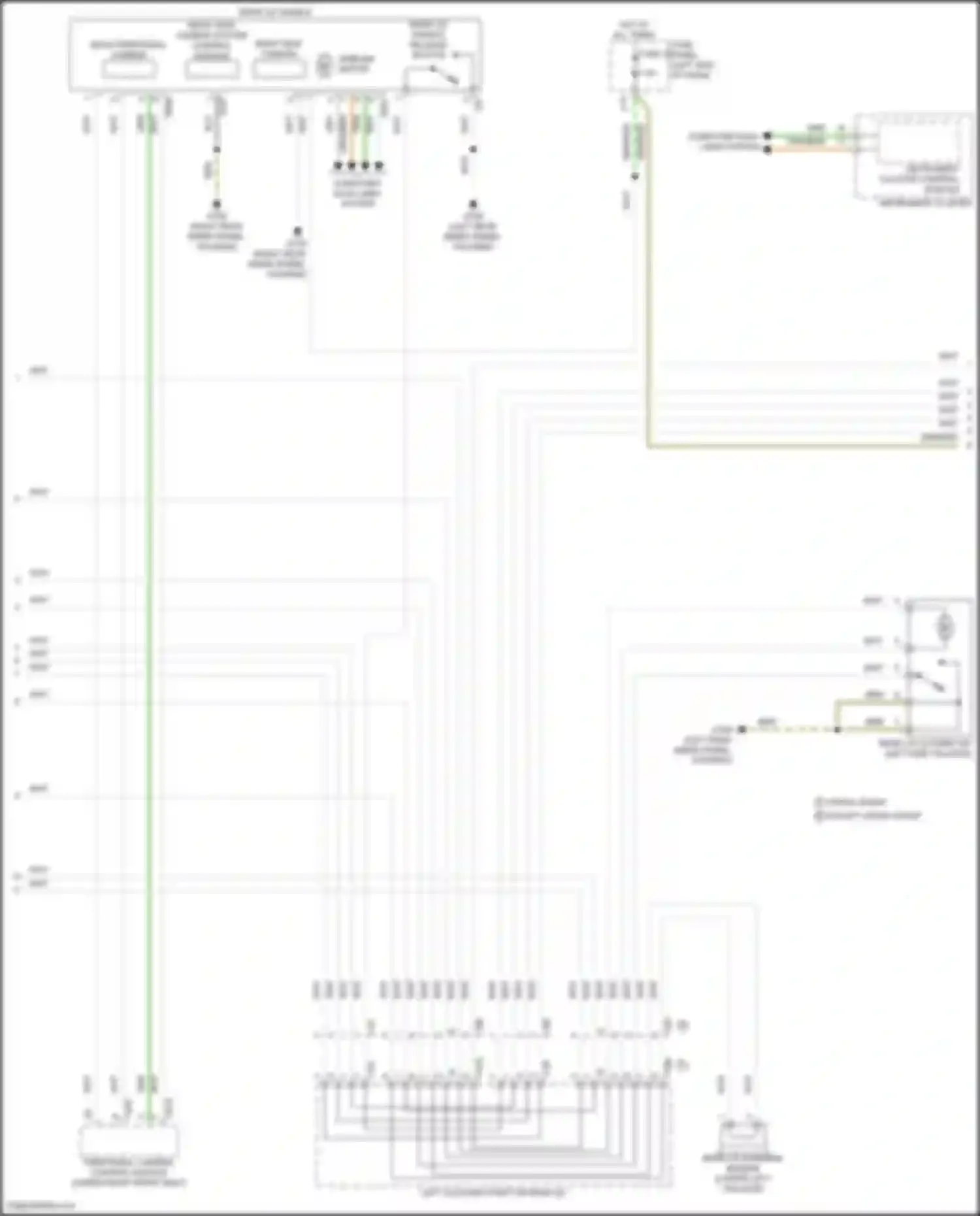 Atlas Volkswagen I facelift 2 (2023-2024): Trunk & fuel door release circuit (2 of 3)