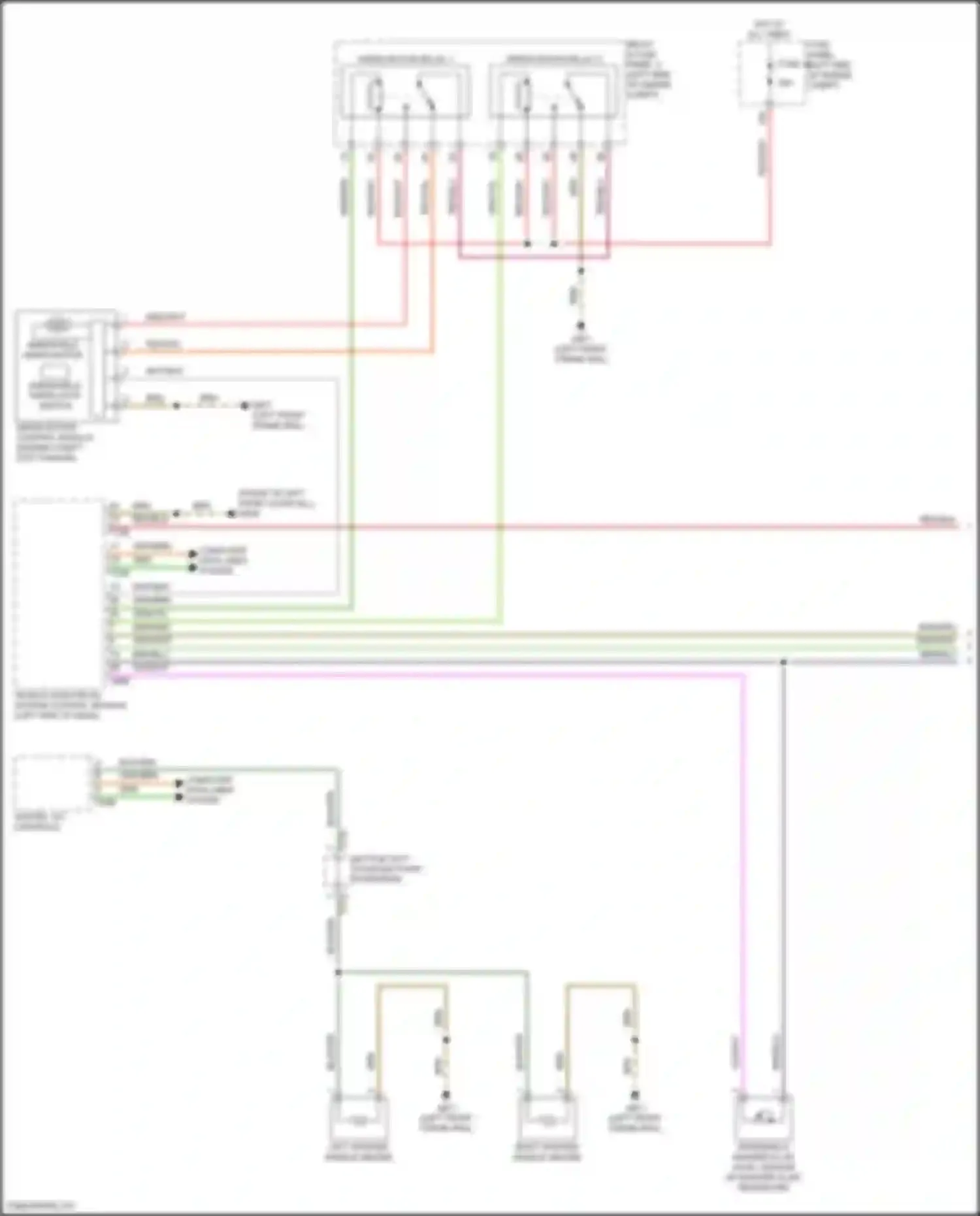 Atlas Volkswagen I facelift 2 (2023-2024): Wiper/washer circuit (1 of 2)