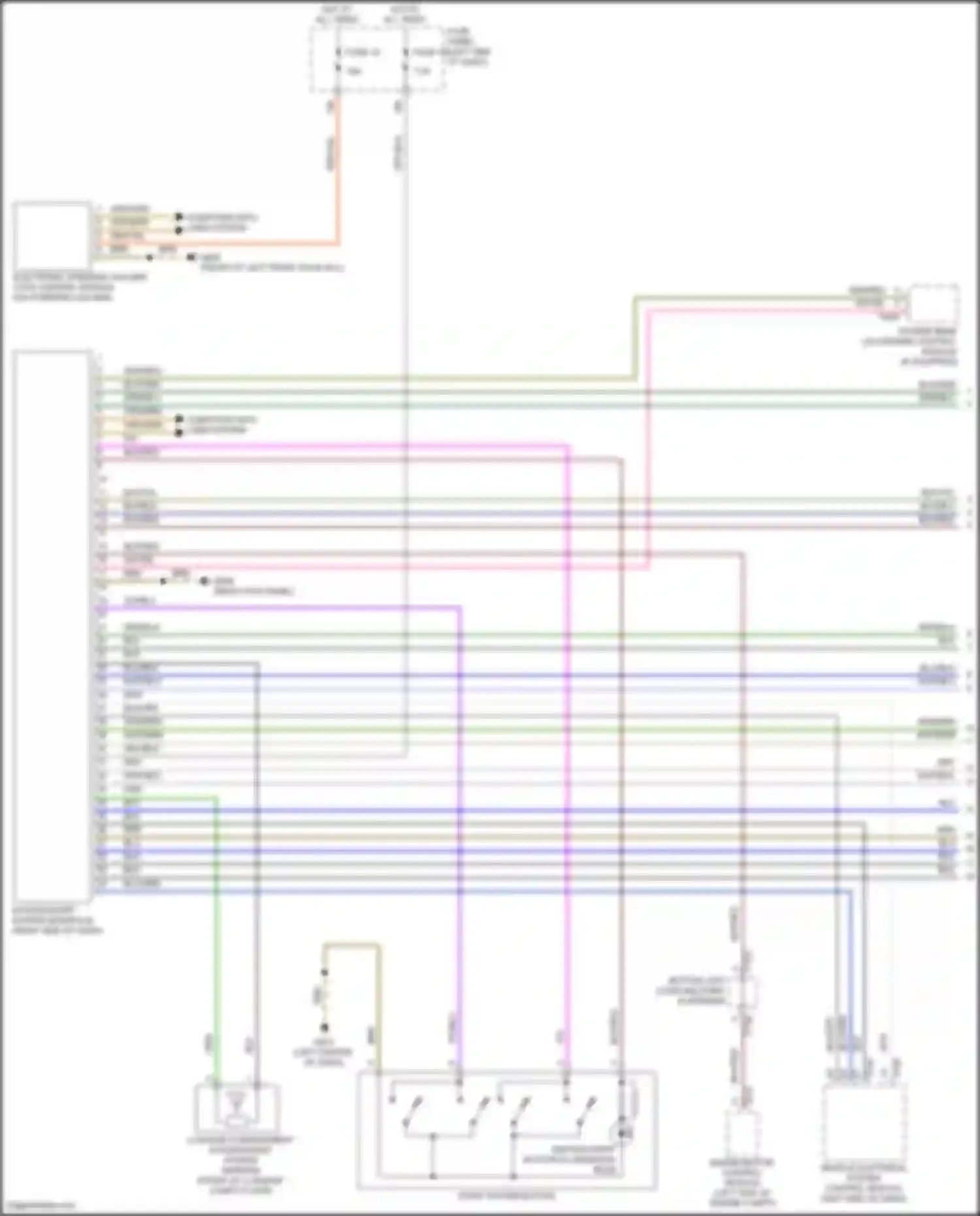 Atlas Volkswagen I facelift (2020-2023): Access/start circuit (1 of 2)
