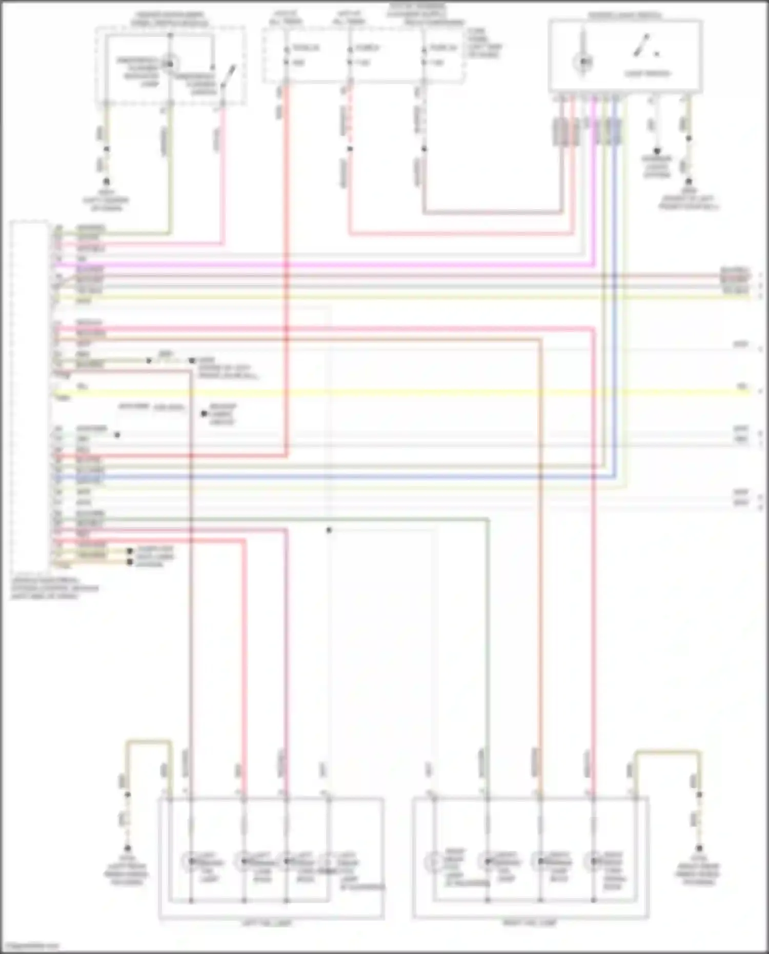 Atlas Volkswagen I facelift (2020-2023): Exterior lamps circuit (1 of 3)