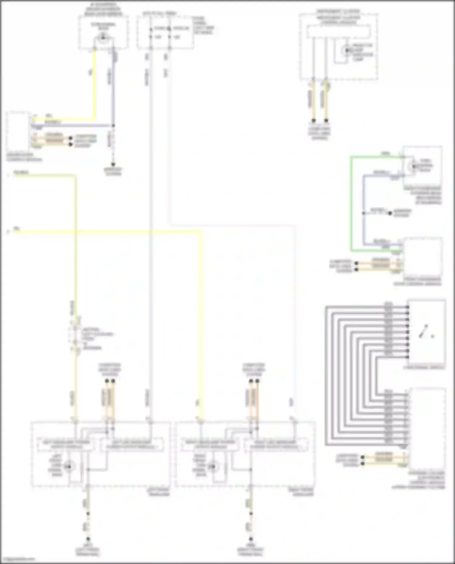 Atlas Volkswagen I facelift (2020-2023): Exterior lamps circuit (3 of 3)