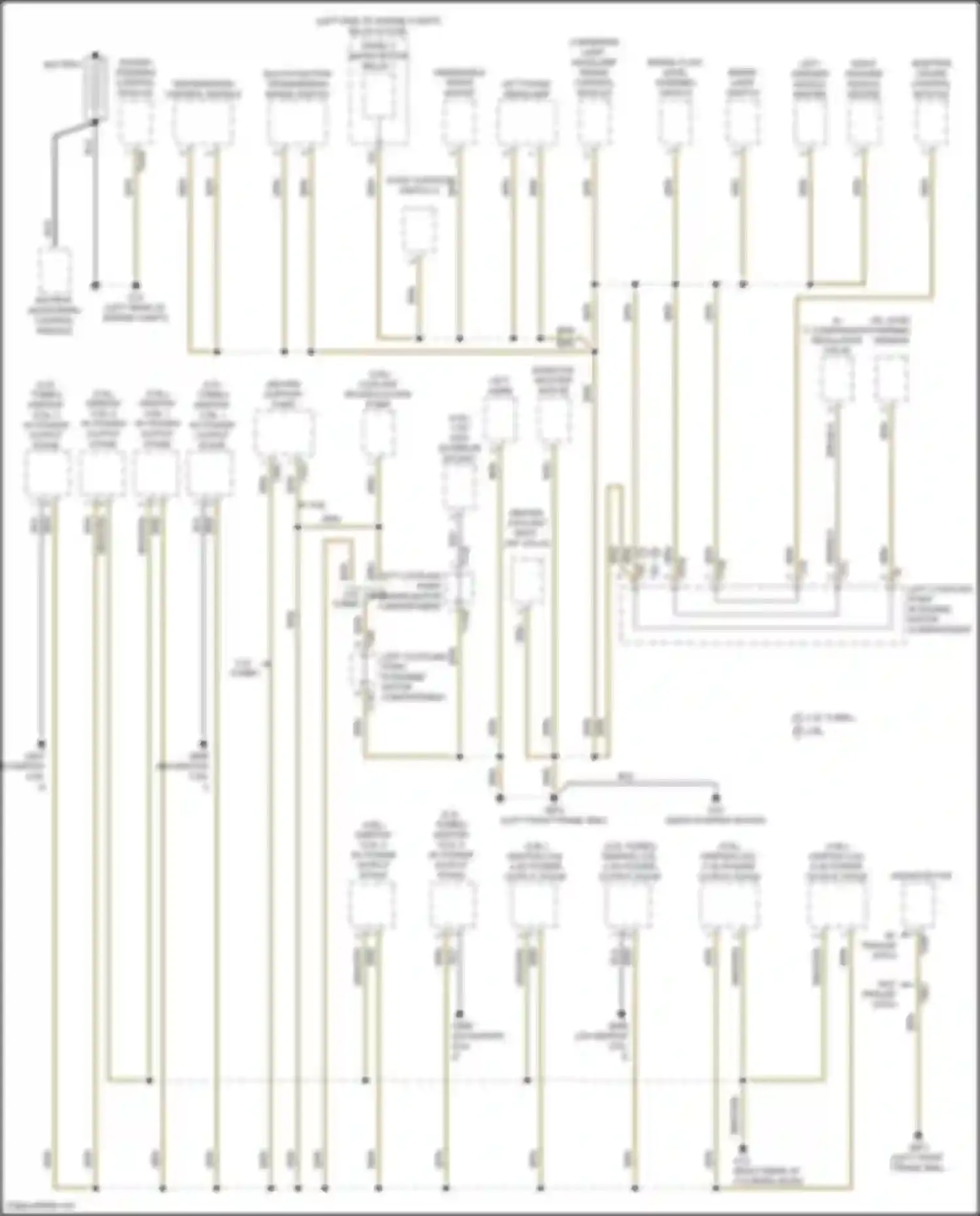 Atlas Volkswagen I facelift (2020-2023): Ground distribution circuit (1 of 5)