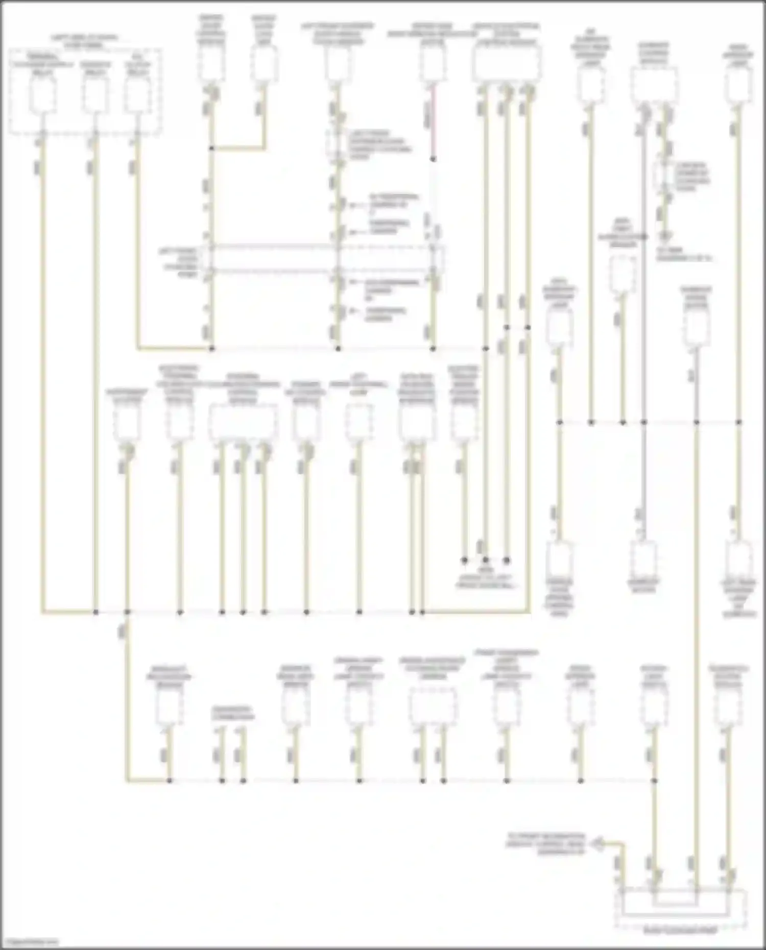 Atlas Volkswagen I facelift (2020-2023): Ground distribution circuit (2 of 5)