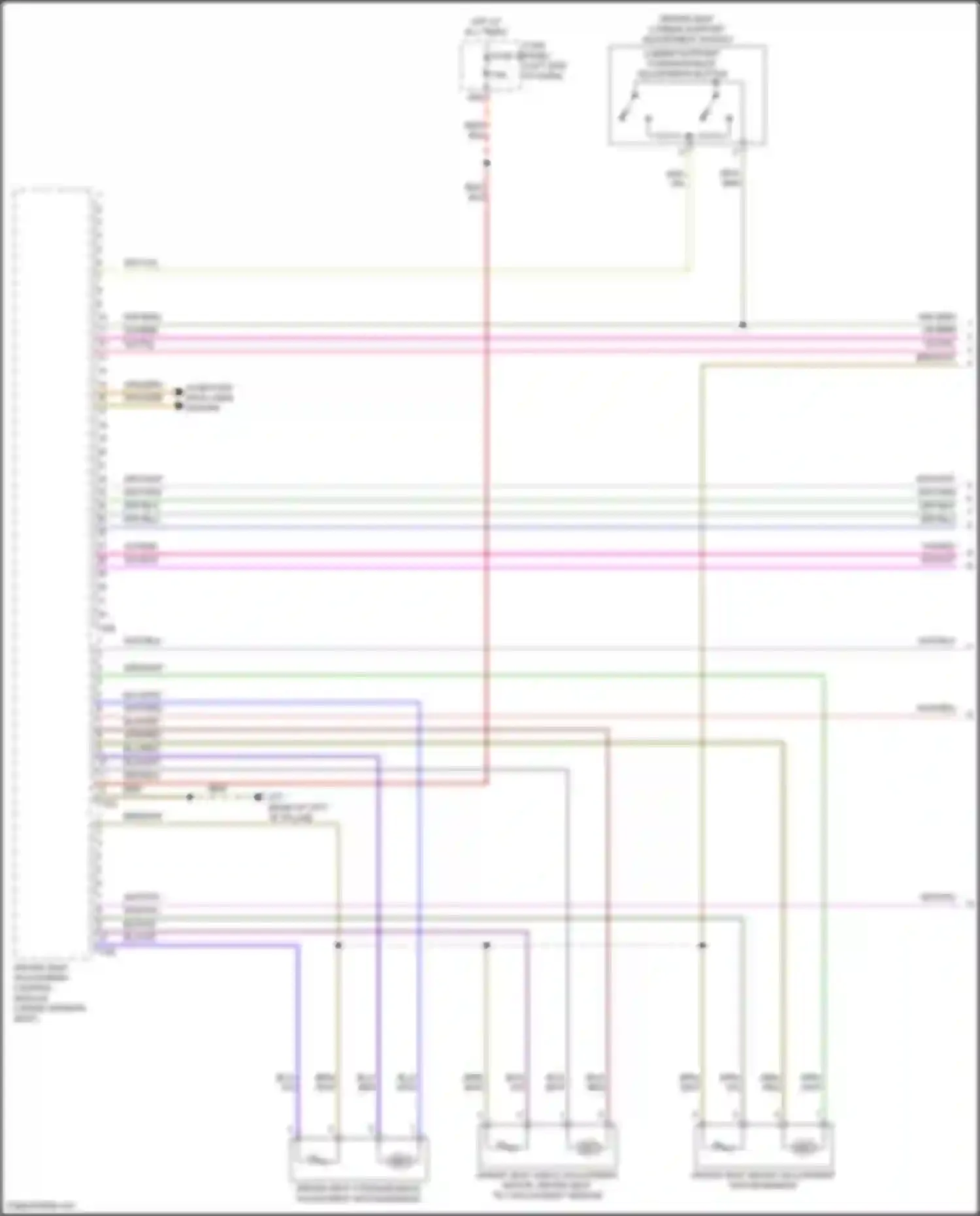 Atlas Volkswagen I facelift (2020-2023): Driver"s memory seat circuit (1 of 2)