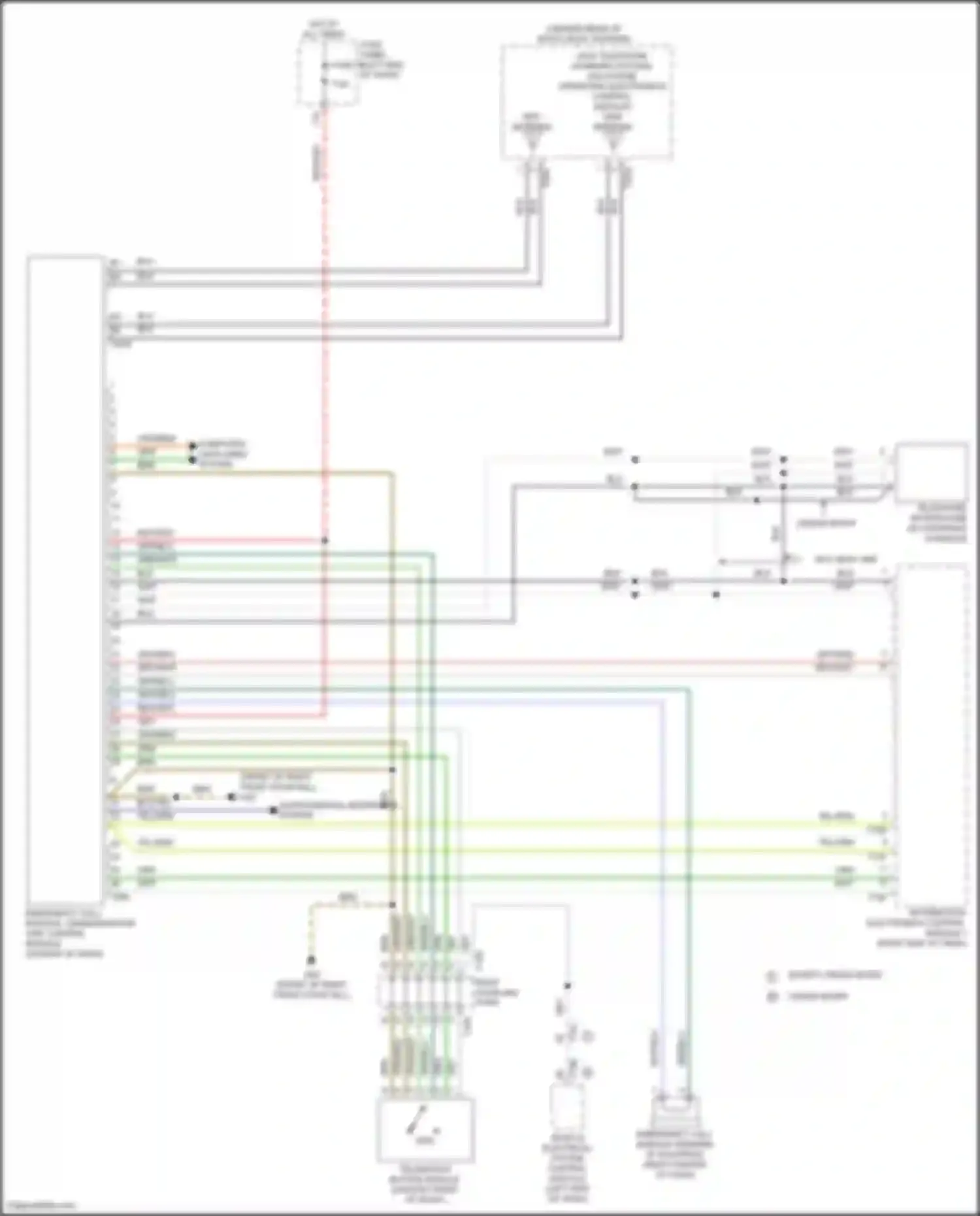 Atlas Volkswagen I facelift (2020-2023): Emergency call circuit, w/o standard radio