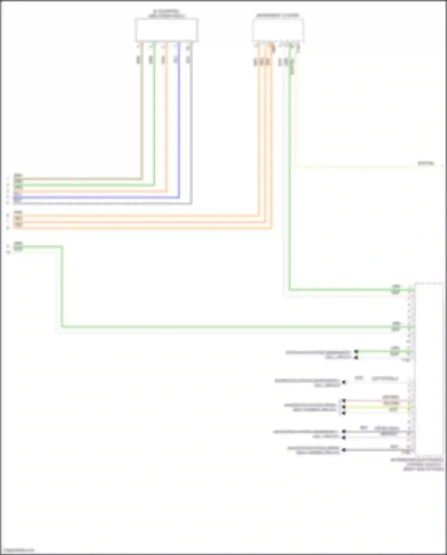 Atlas Volkswagen I facelift (2020-2023): Navigation circuit, w/ amplifier (3 of 4)