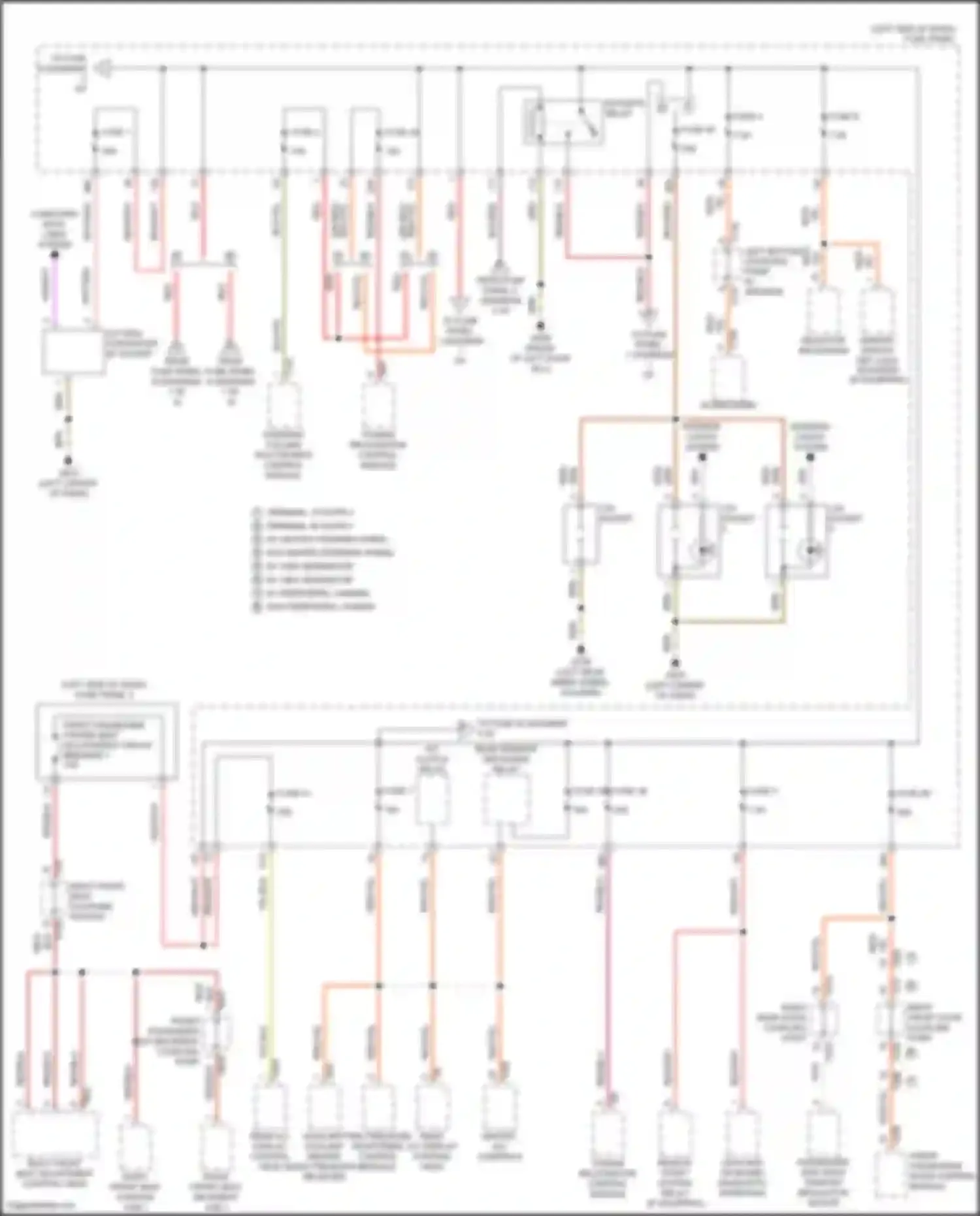 Atlas Volkswagen I facelift (2020-2023): Power distribution circuit (3 of 5)