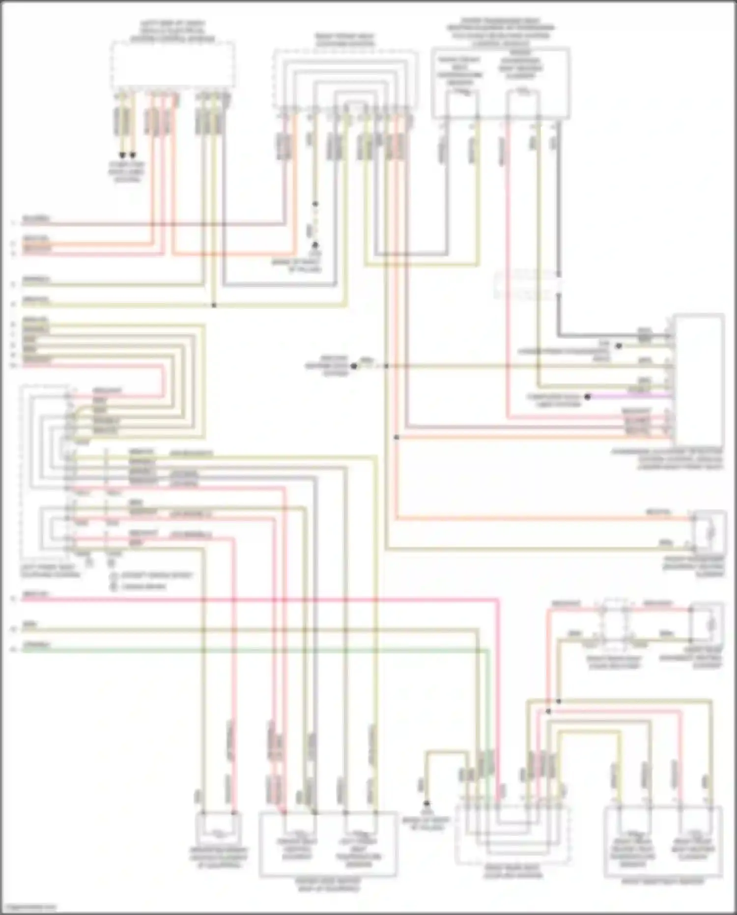 Atlas Volkswagen I facelift (2020-2023): Heated seats circuit (2 of 2)