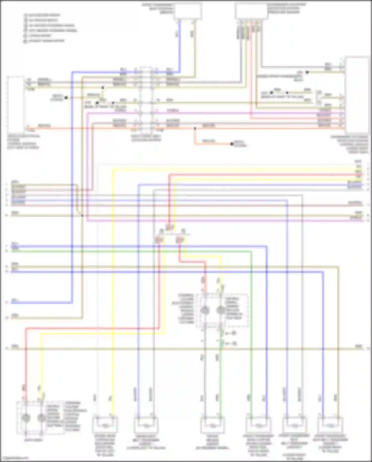 Atlas Volkswagen I facelift (2020-2023): Supplemental restraints circuit (2 of 3)