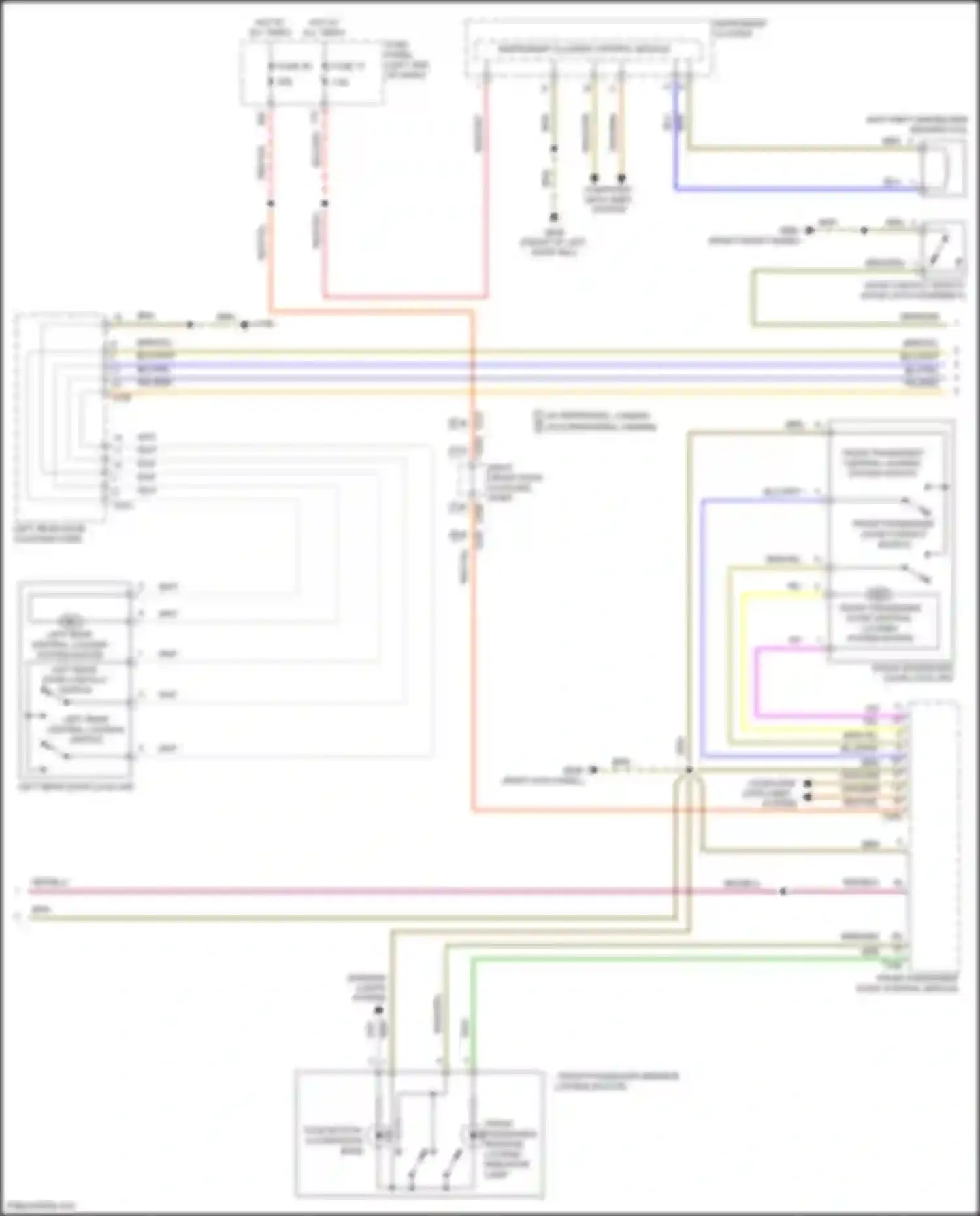 Atlas Volkswagen I (2017-2020): Forced entry circuit (2 of 3)