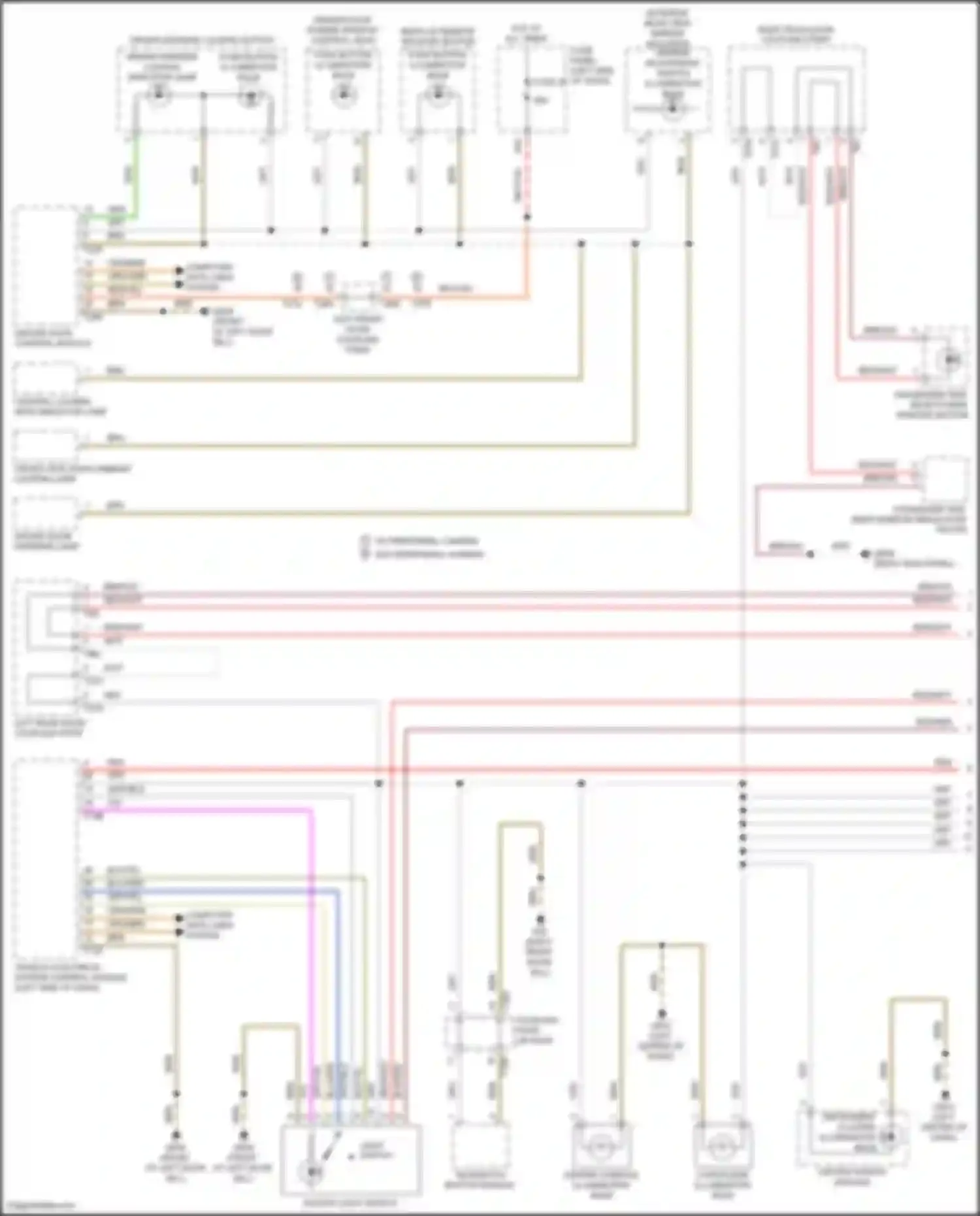 Atlas Volkswagen I (2017-2020): Instrument illumination circuit (1 of 2)