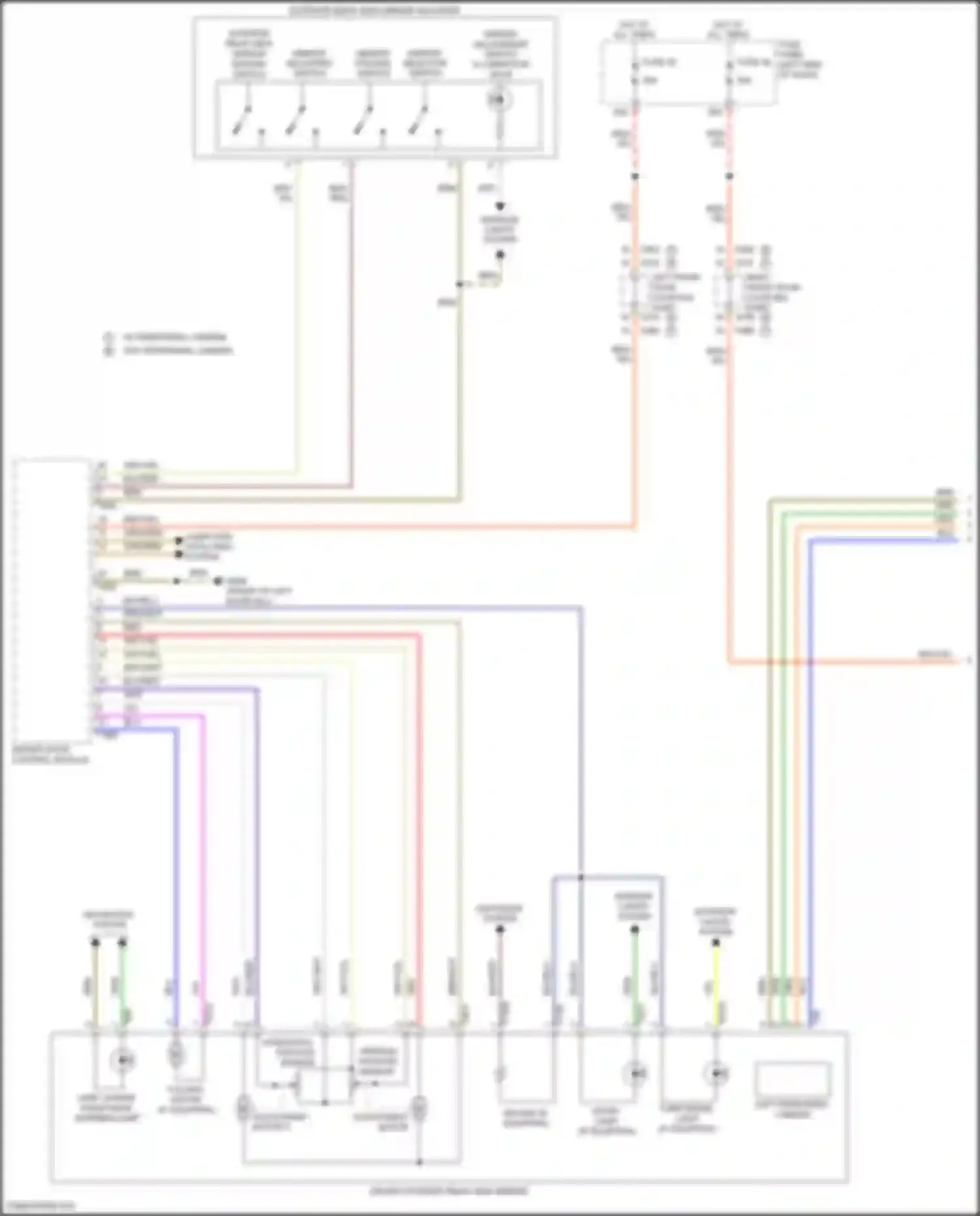 Atlas Volkswagen I (2017-2020): Memory mirrors circuit (1 of 2)