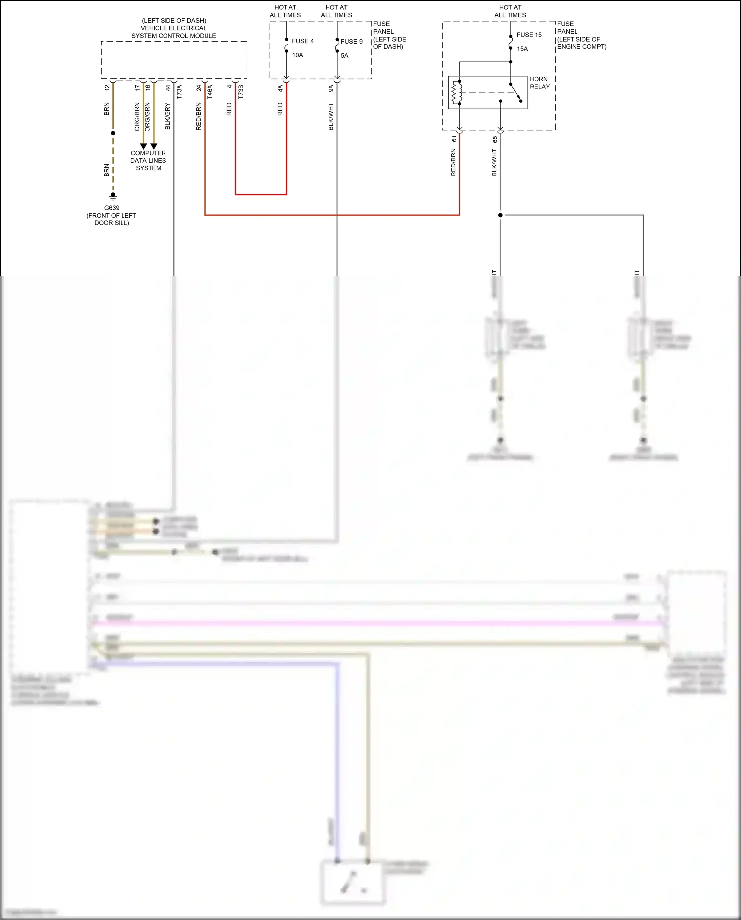 Volkswagen Atlas I (2017-2020) multi-function steering wheel control module wiring diagram  (3 of 4)