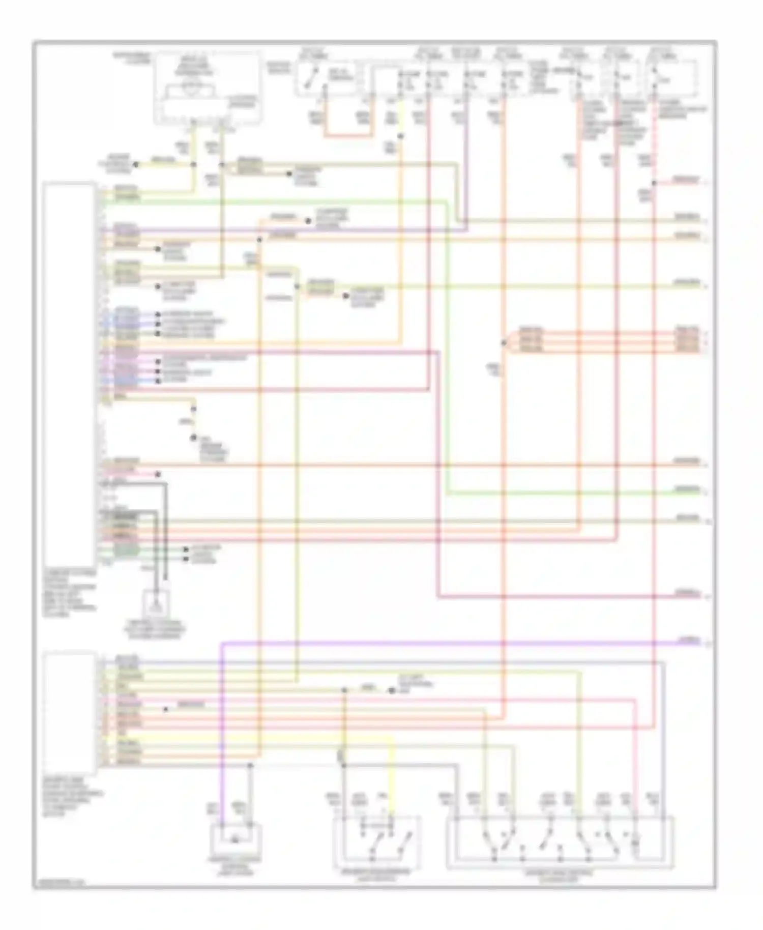 Beetle Volkswagen A4 facelift (2005-2011): Anti-theft circuit, convertible (1 of 2)