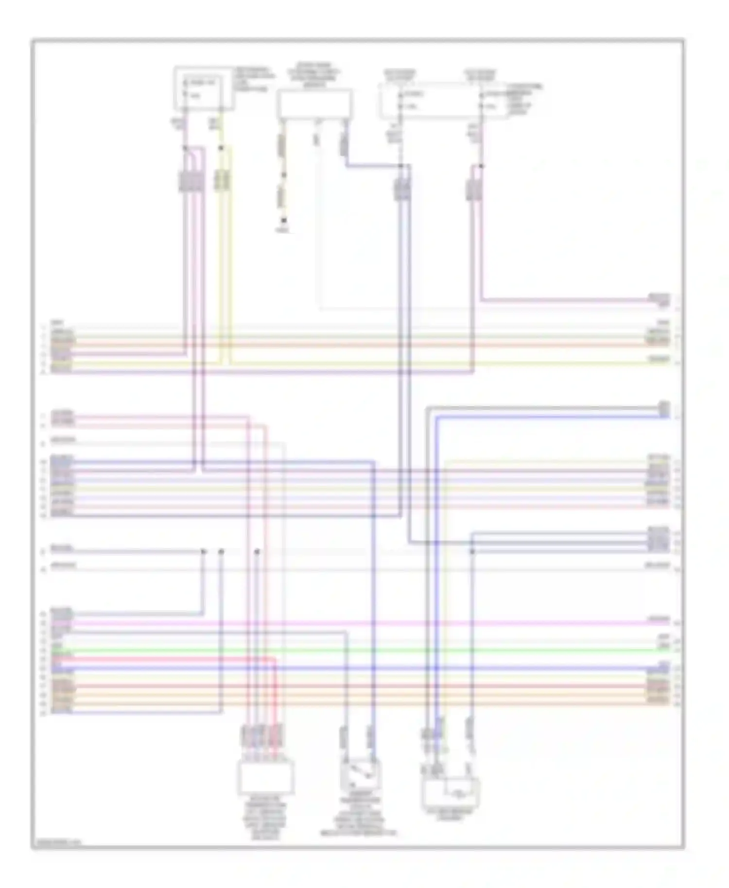 Beetle Volkswagen A4 facelift (2005-2011): Wiring diagram engine performance 2.5l, bpr (2 of 5)