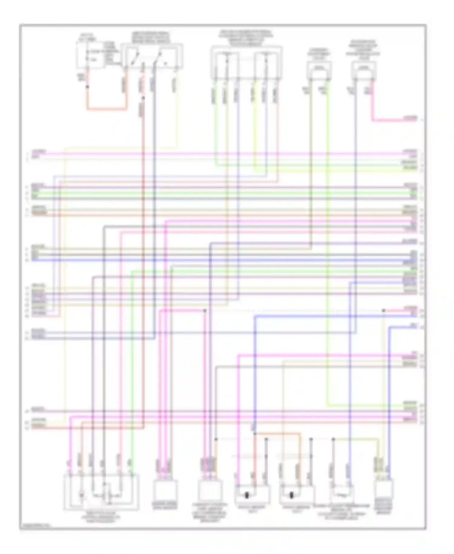 Beetle Volkswagen A4 facelift (2005-2011): Wiring diagram engine performance 2.5l, bpr (4 of 5)