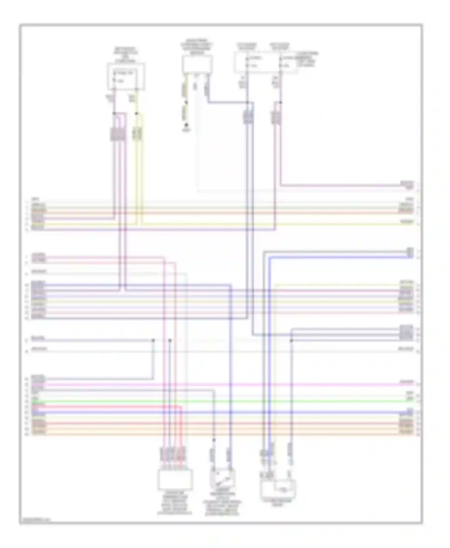 Beetle Volkswagen A4 facelift (2005-2011): Wiring diagram engine performance 2.5l, bps (2 of 5)