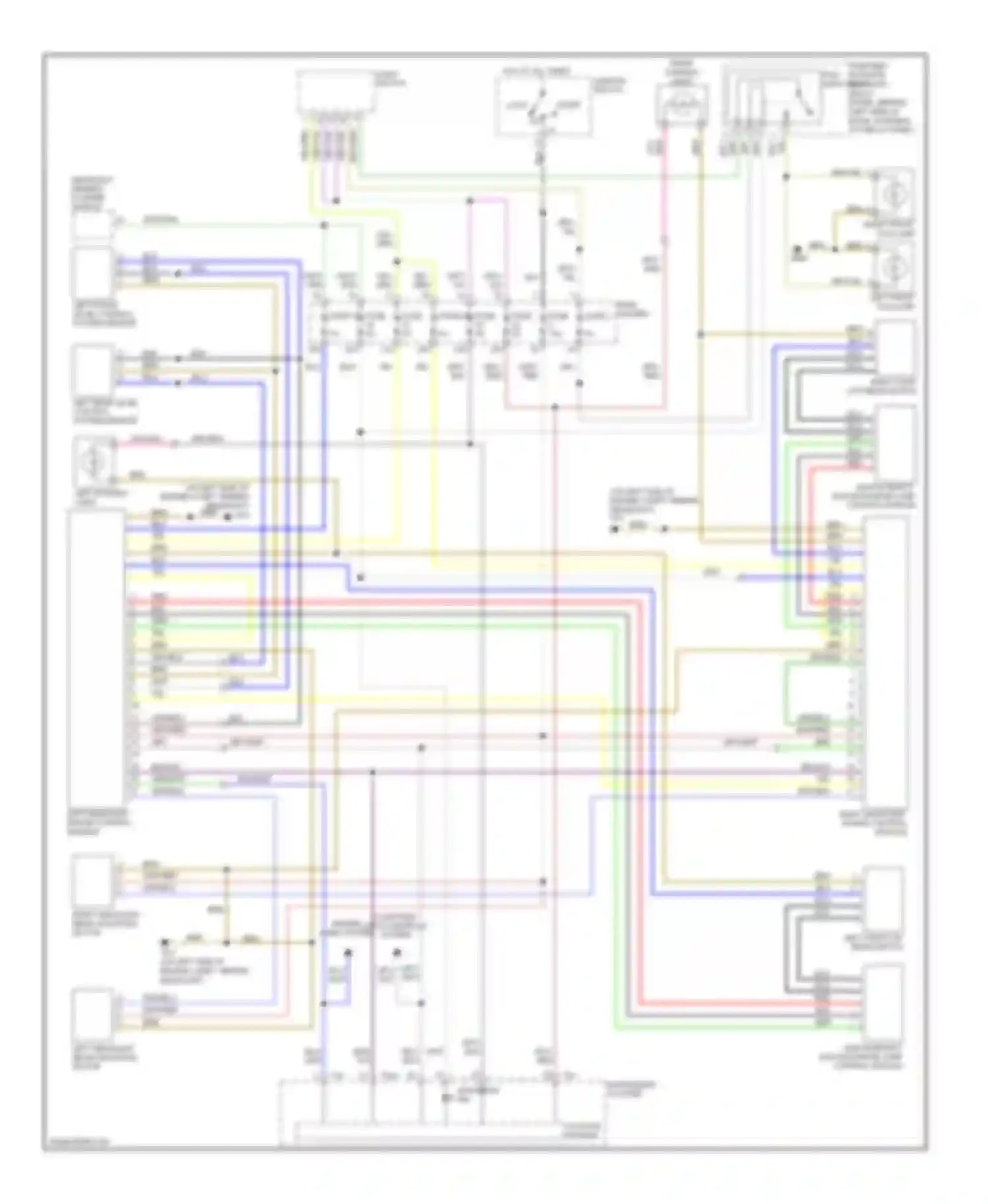 Beetle Volkswagen A4 facelift (2005-2011): Headlights circuit, with high intensity discharge