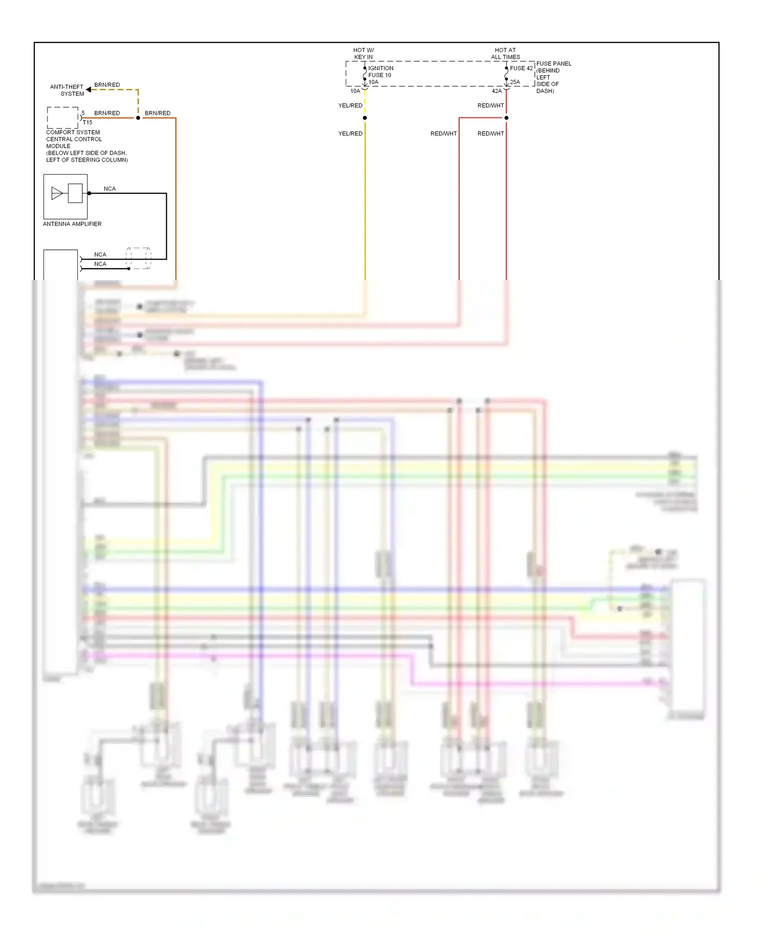 Volkswagen Beetle A4 facelift (2005-2011) computer data lines system wiring diagram  (11 of 24)