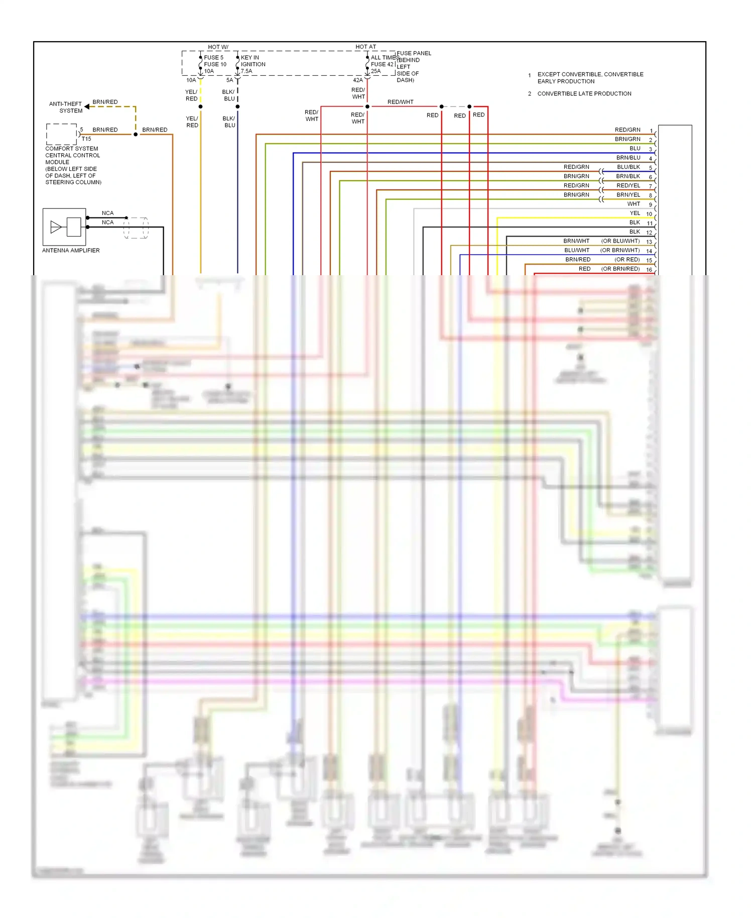 Volkswagen Beetle A4 facelift (2005-2011) computer data lines system wiring diagram  (19 of 24)