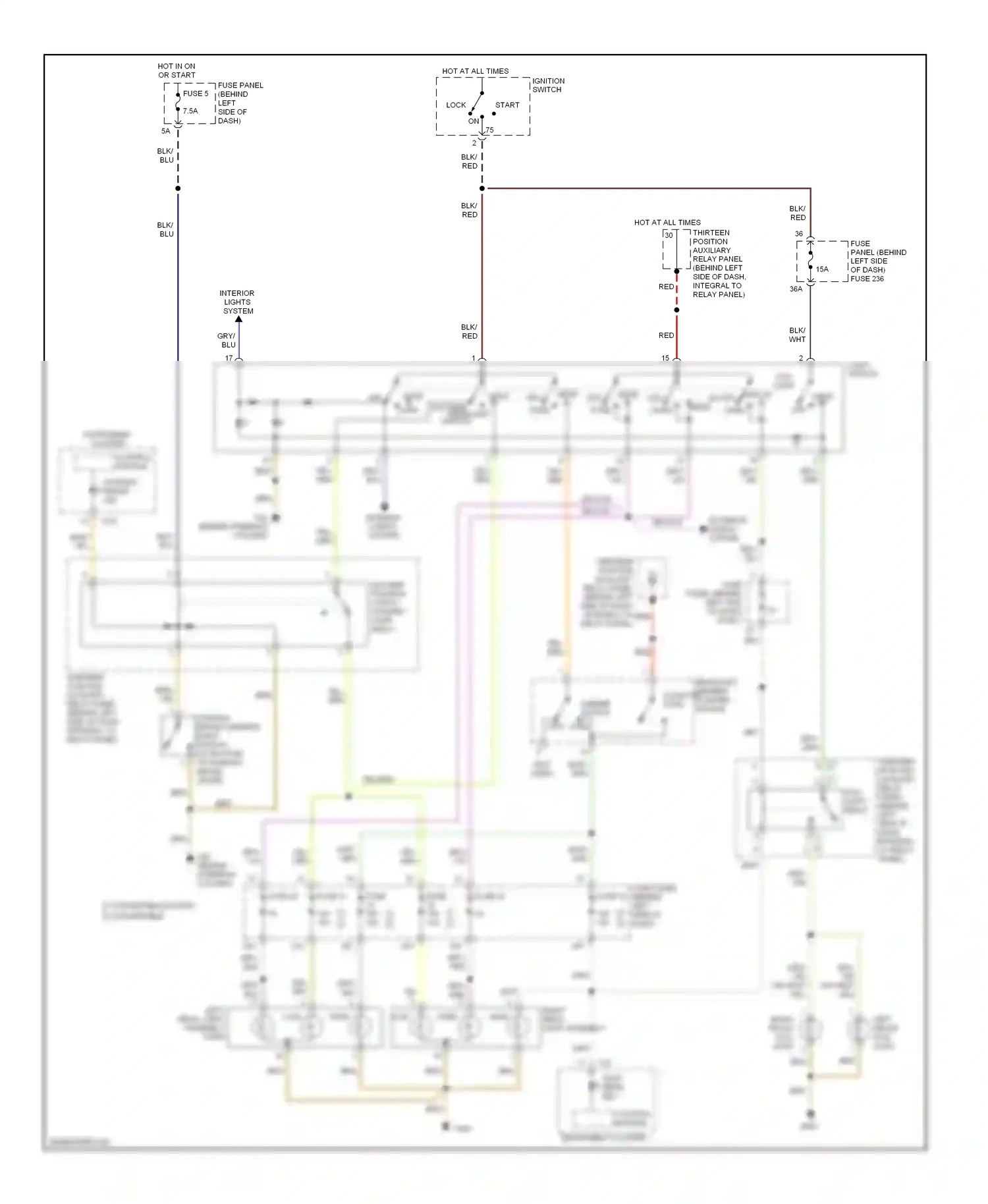 Volkswagen Beetle A4 facelift (2005-2011) control module wiring diagram  (5 of 9)
