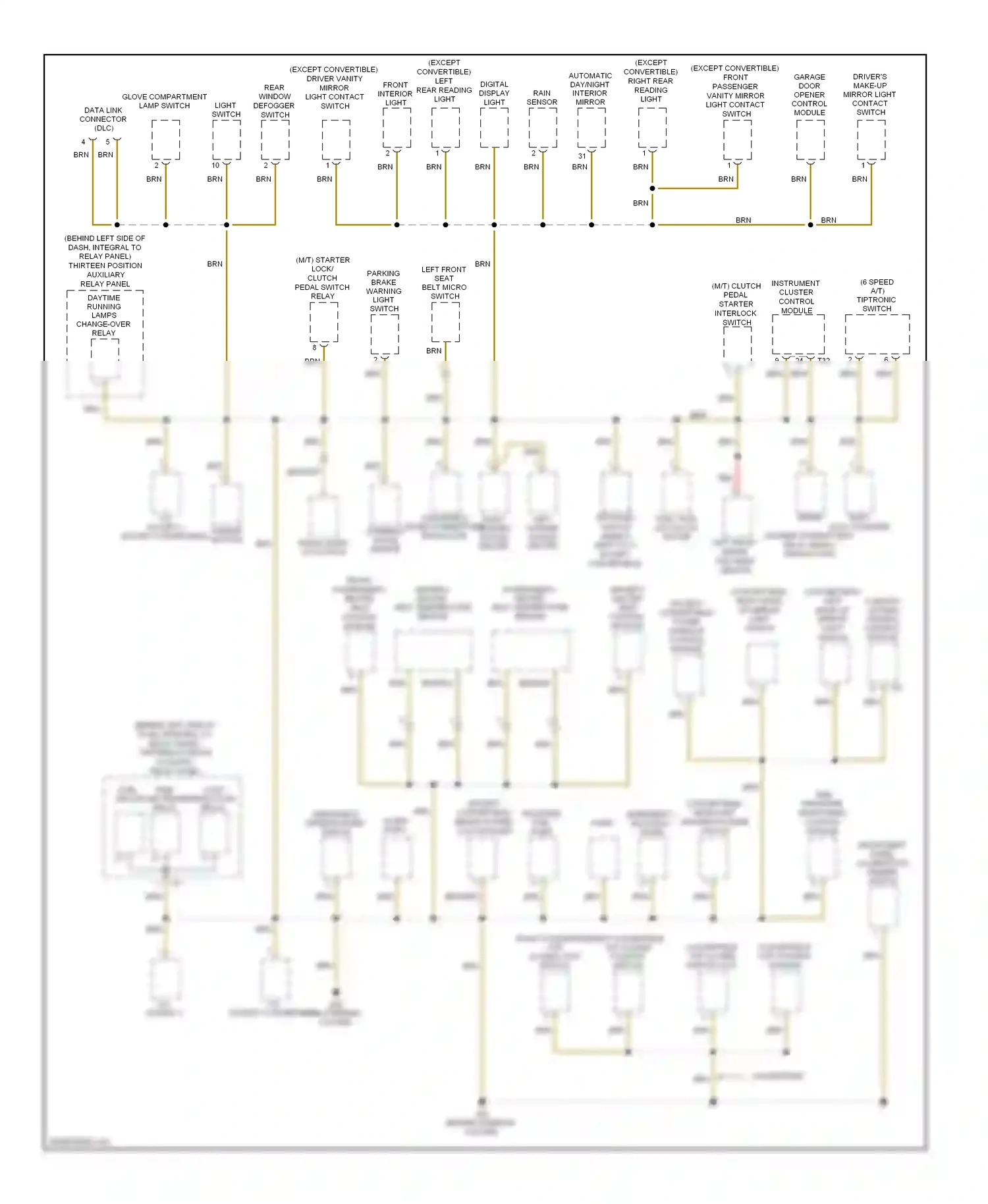 Volkswagen Beetle A4 facelift (2005-2011) socket 2 wiring diagram  (1 of 3)