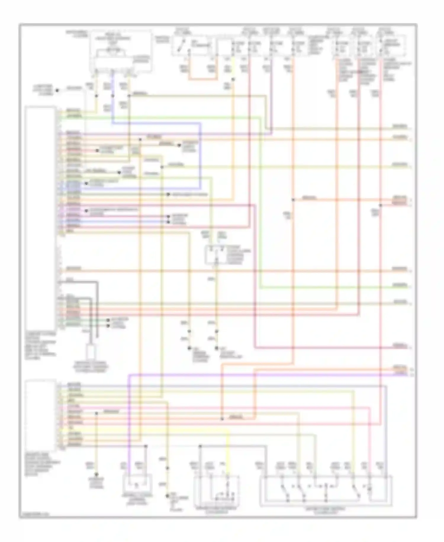 Beetle Volkswagen A4 (1997-2005): Anti-theft circuit, convertible (1 of 2)