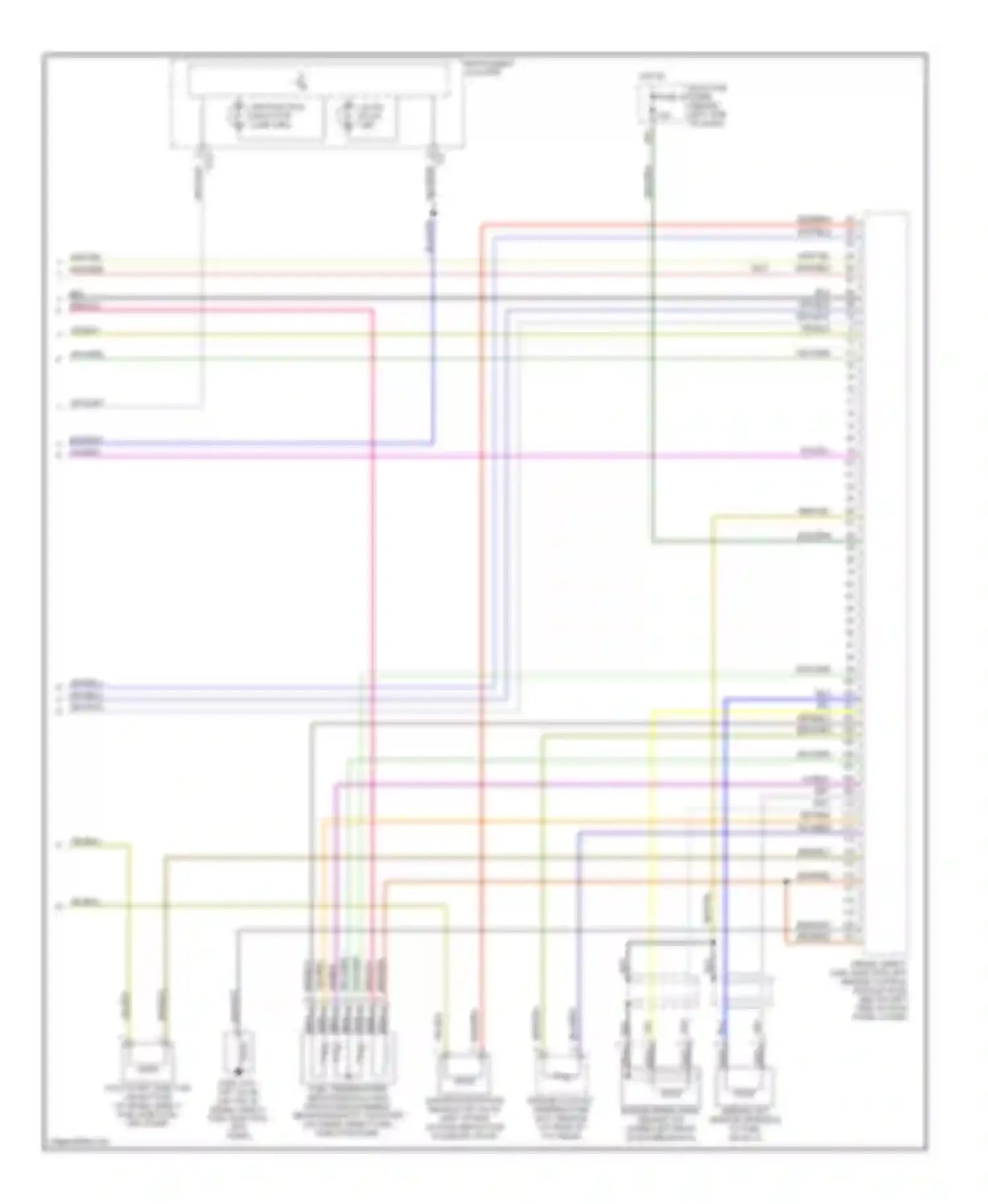 Beetle Volkswagen A4 (1997-2005): Wiring diagram engine performance 1.9l turbo diesel (3 of 3)