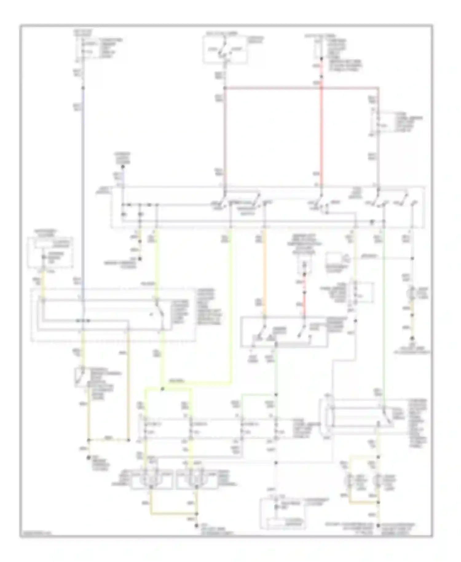 Beetle Volkswagen A4 (1997-2005): Headlights circuit