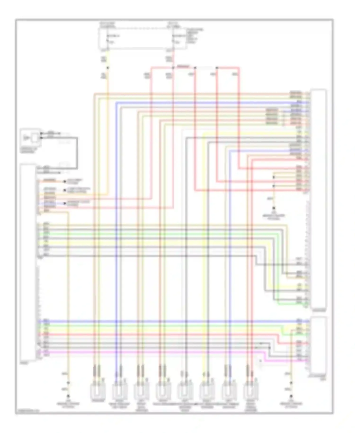 Beetle Volkswagen A4 (1997-2005): Premium sound radio circuit, except convertible