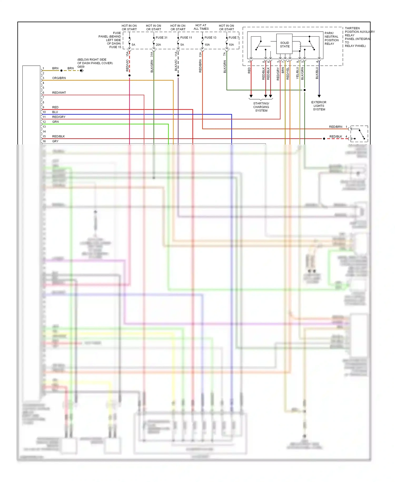 Volkswagen Beetle A4 (1997-2005) computer data lines system wiring diagram  (12 of 16)