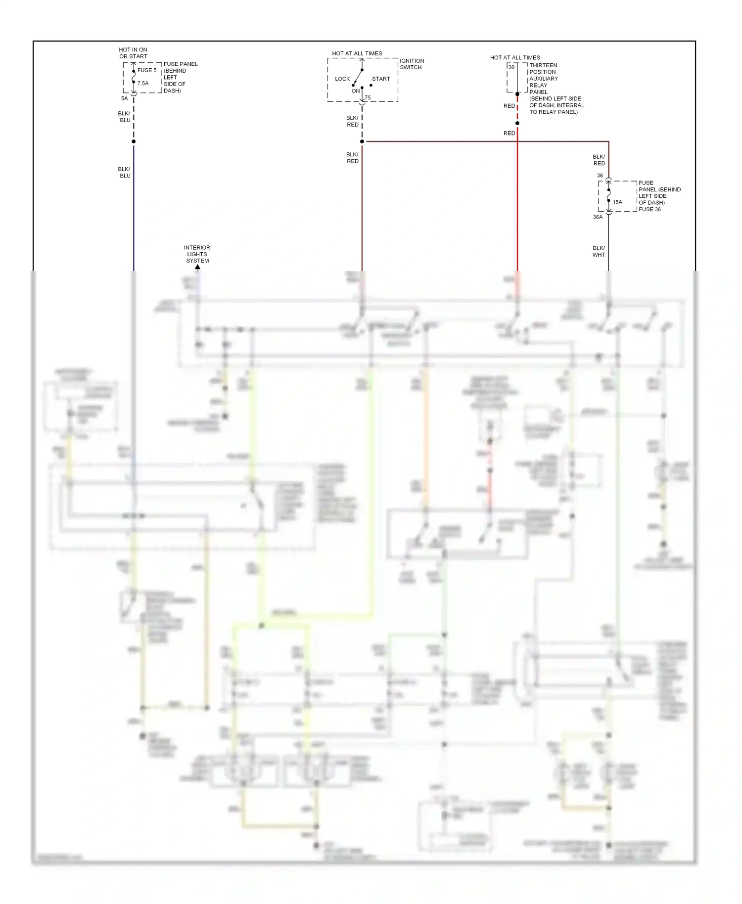 Volkswagen Beetle A4 (1997-2005) control module wiring diagram  (4 of 8)