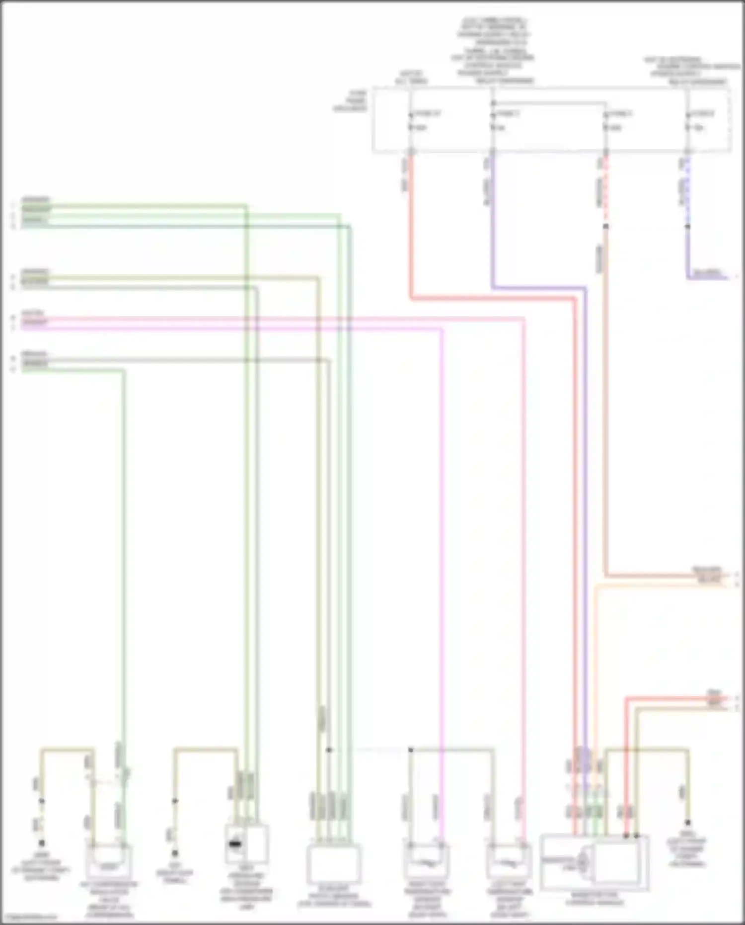 Beetle Volkswagen A5 (2011-2019): Automatic a/c circuit (3 of 4)
