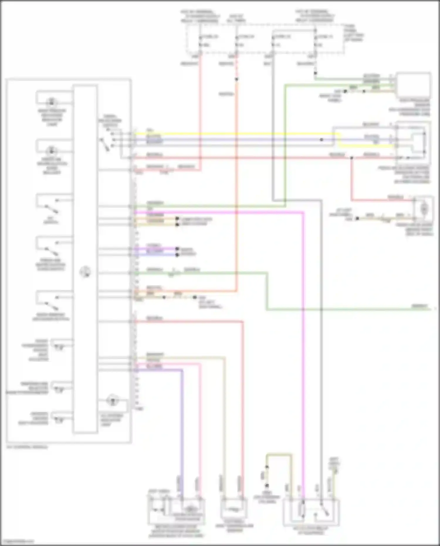 Beetle Volkswagen A5 (2011-2019): Manual a/c circuit (1 of 3)