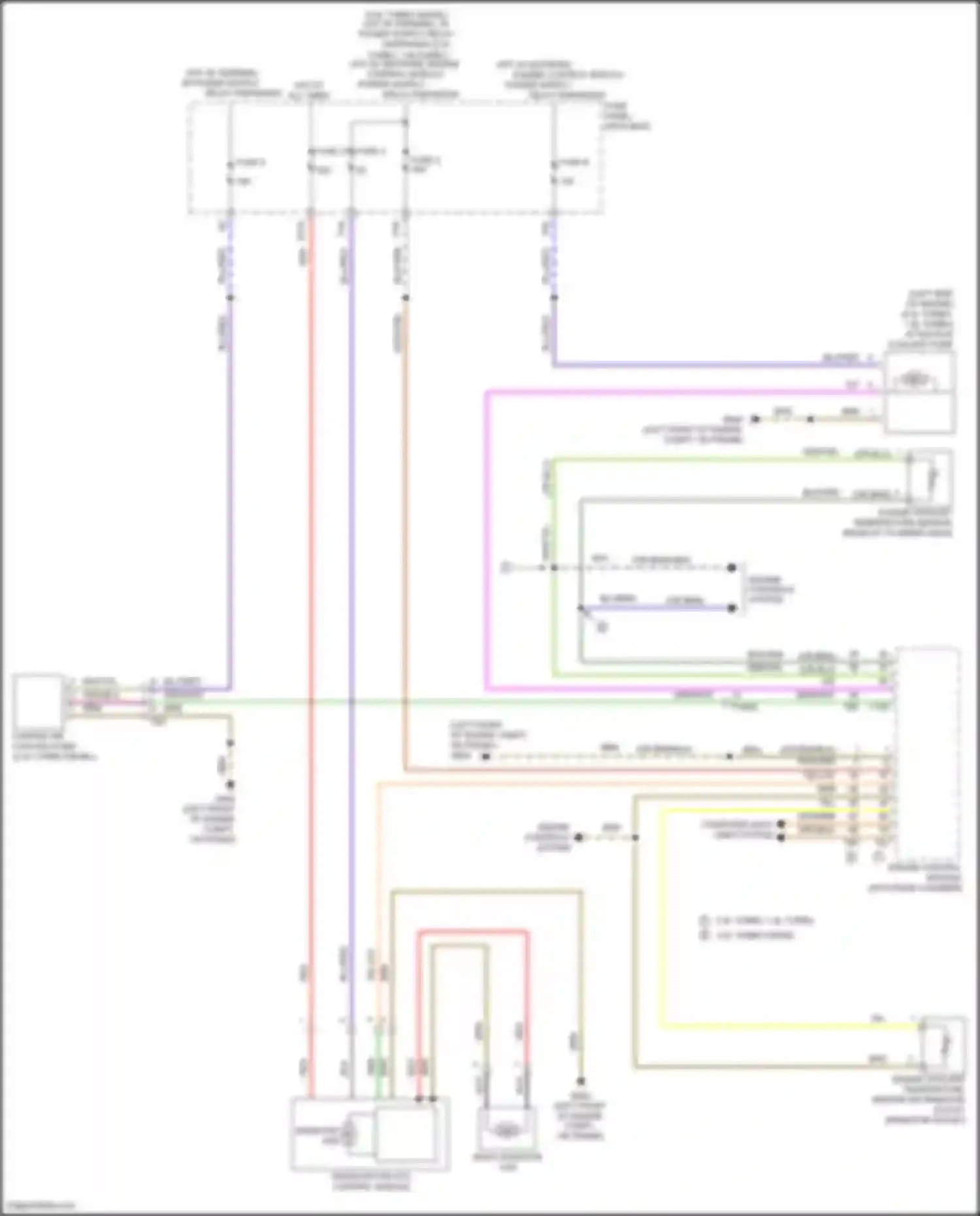 Beetle Volkswagen A5 (2011-2019): Cooling fan circuit