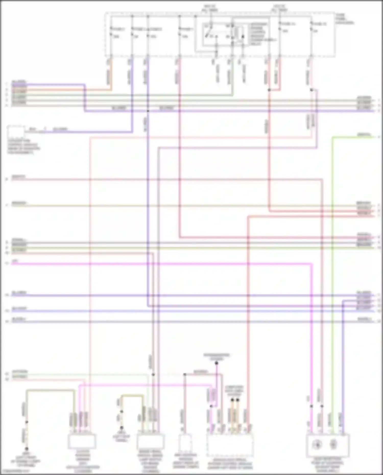 Beetle Volkswagen A5 (2011-2019): Wiring diagram engine performance 1.8l turbo (2 of 6)