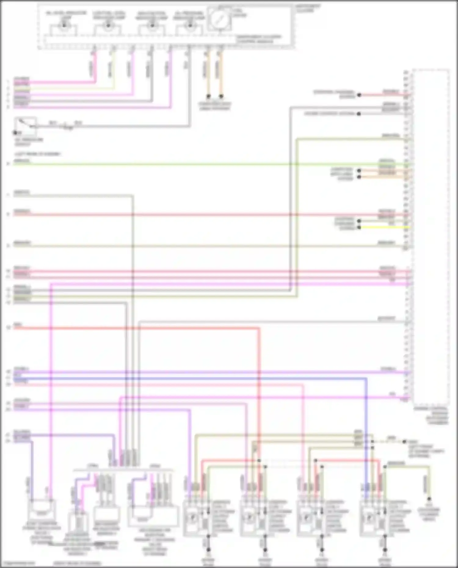 Beetle Volkswagen A5 (2011-2019): Wiring diagram engine performance 1.8l turbo (6 of 6)
