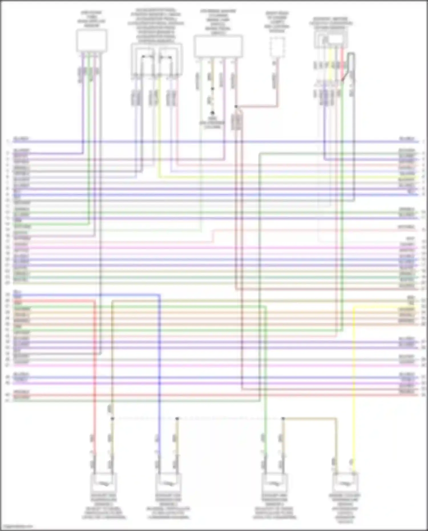 Beetle Volkswagen A5 (2011-2019): Wiring diagram engine performance 2.0l turbo diesel (2 of 8)