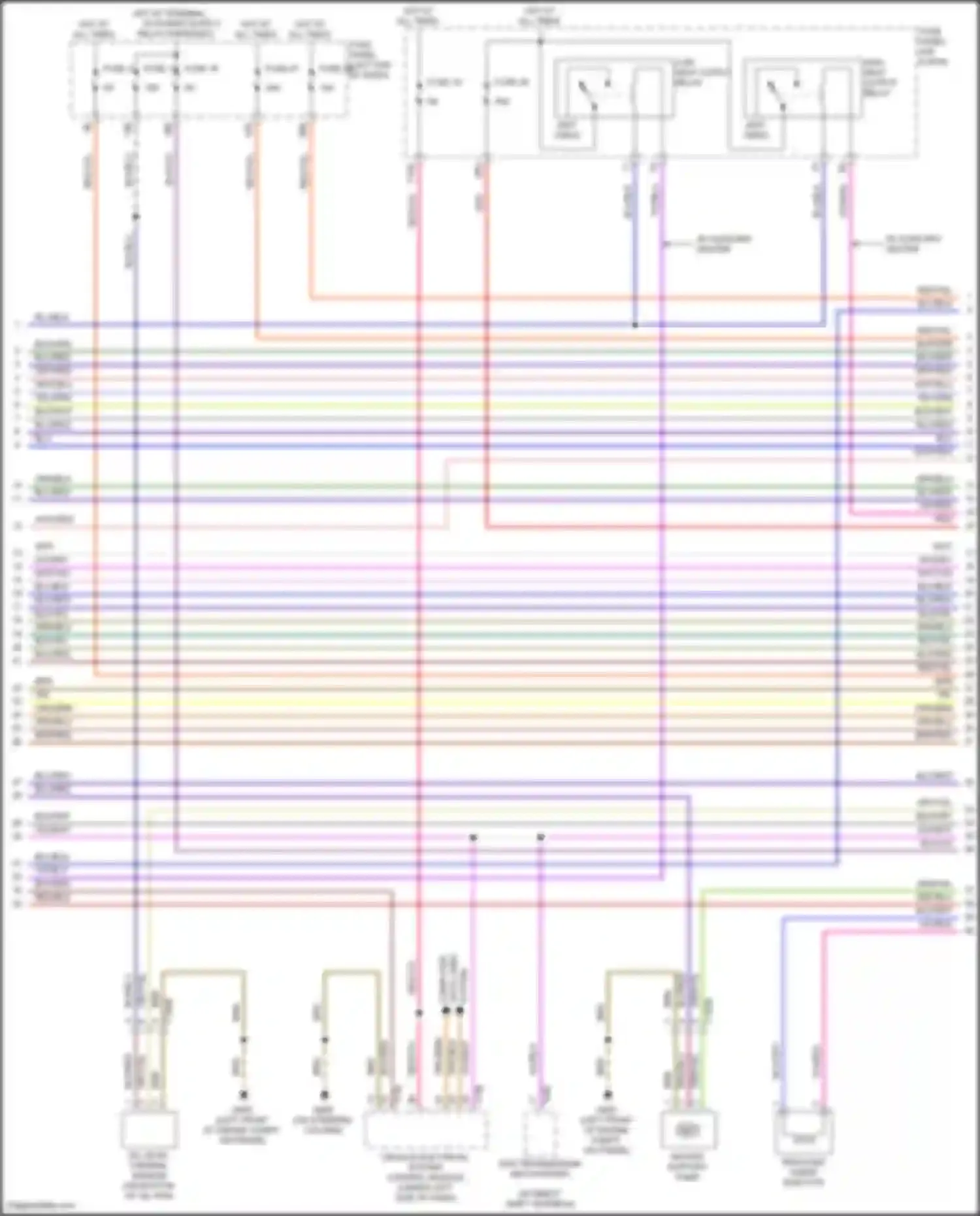 Beetle Volkswagen A5 (2011-2019): Wiring diagram engine performance 2.0l turbo diesel (3 of 8)