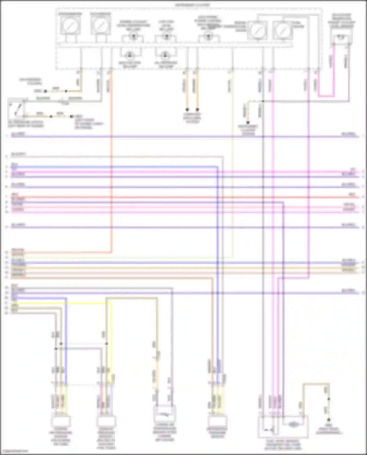 Beetle Volkswagen A5 (2011-2019): Wiring diagram engine performance 2.0l turbo diesel (5 of 8)