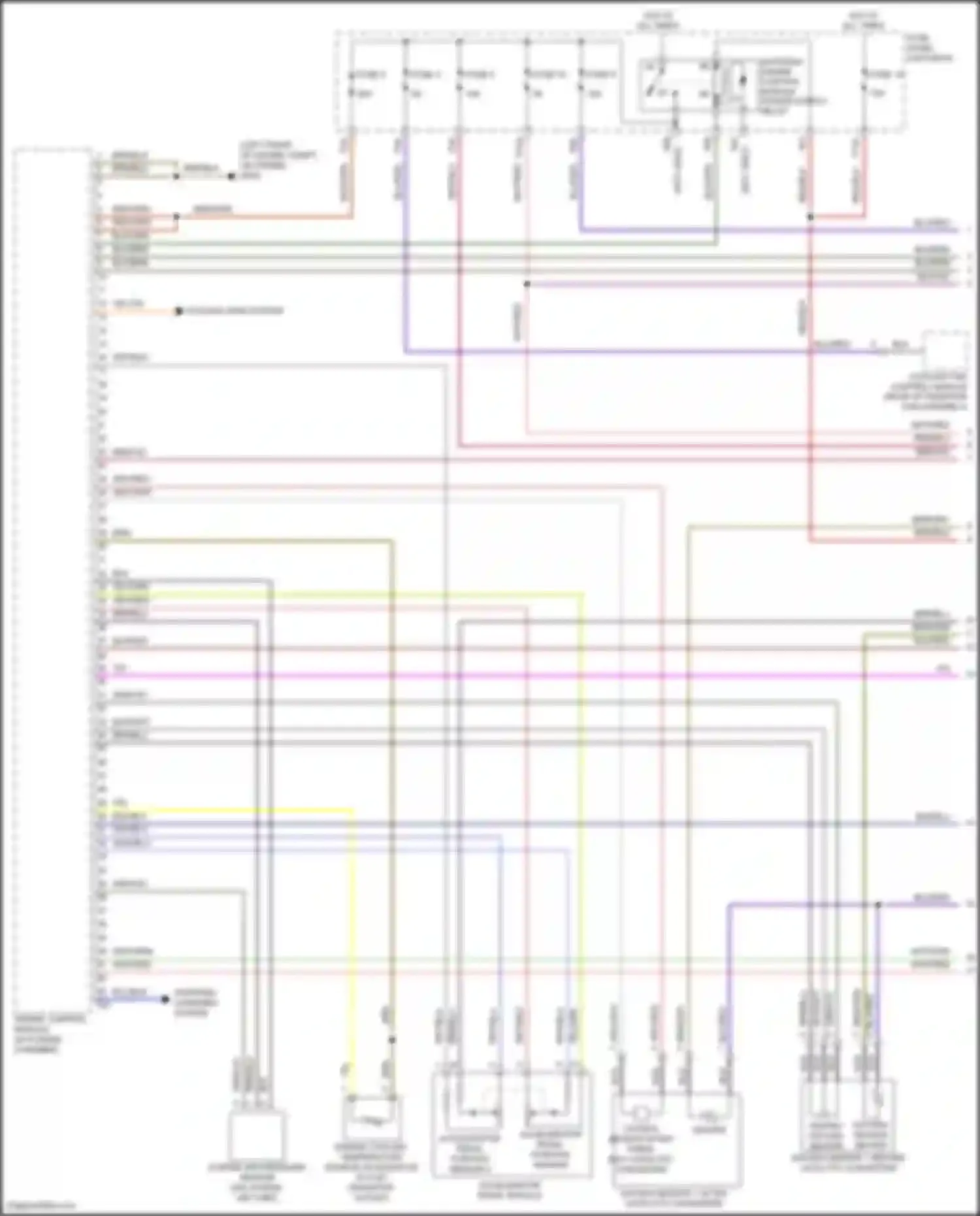 Beetle Volkswagen A5 (2011-2019): Wiring diagram engine performance 2.0l turbo (1 of 6)