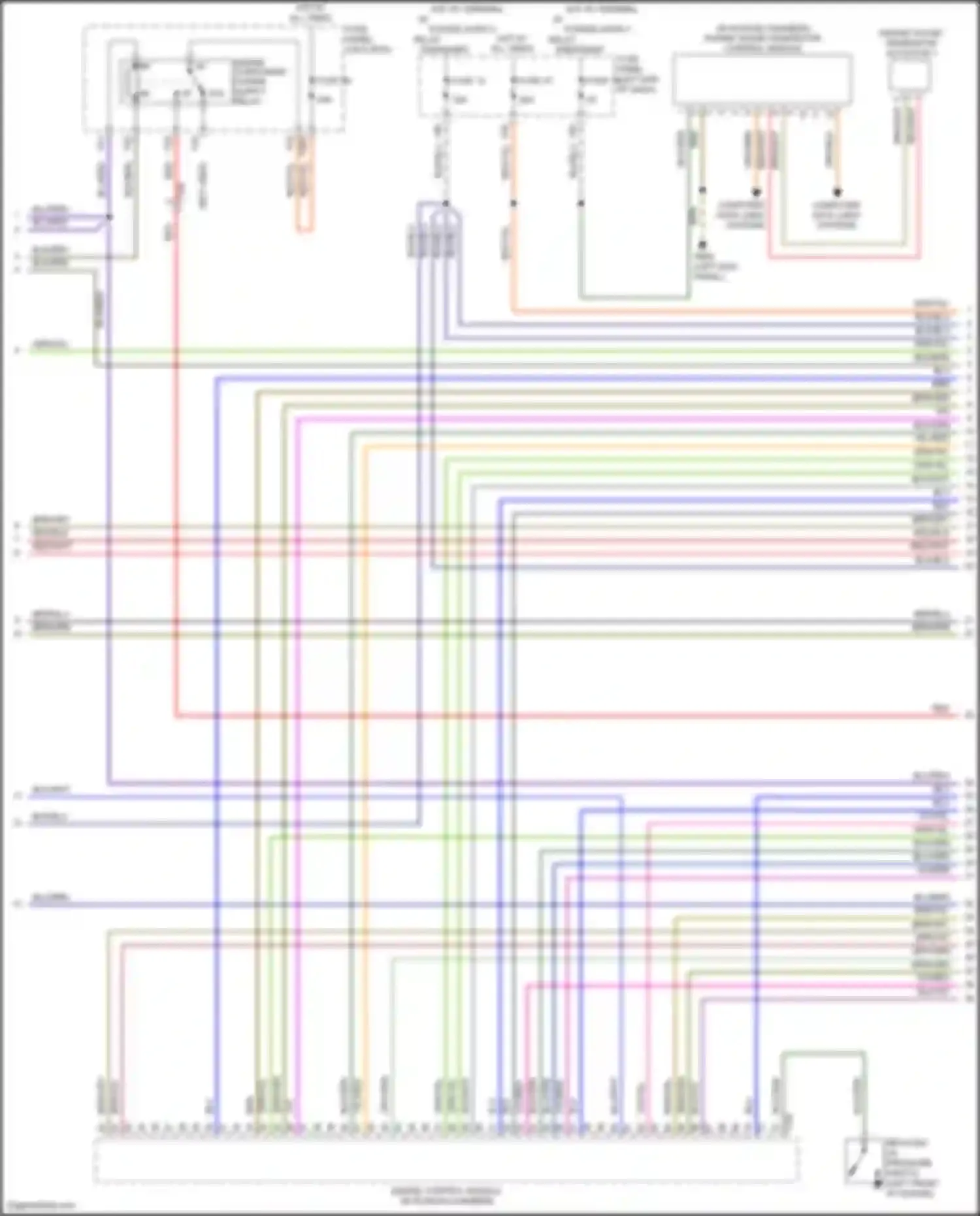 Beetle Volkswagen A5 (2011-2019): Wiring diagram engine performance 2.0l turbo (3 of 6)